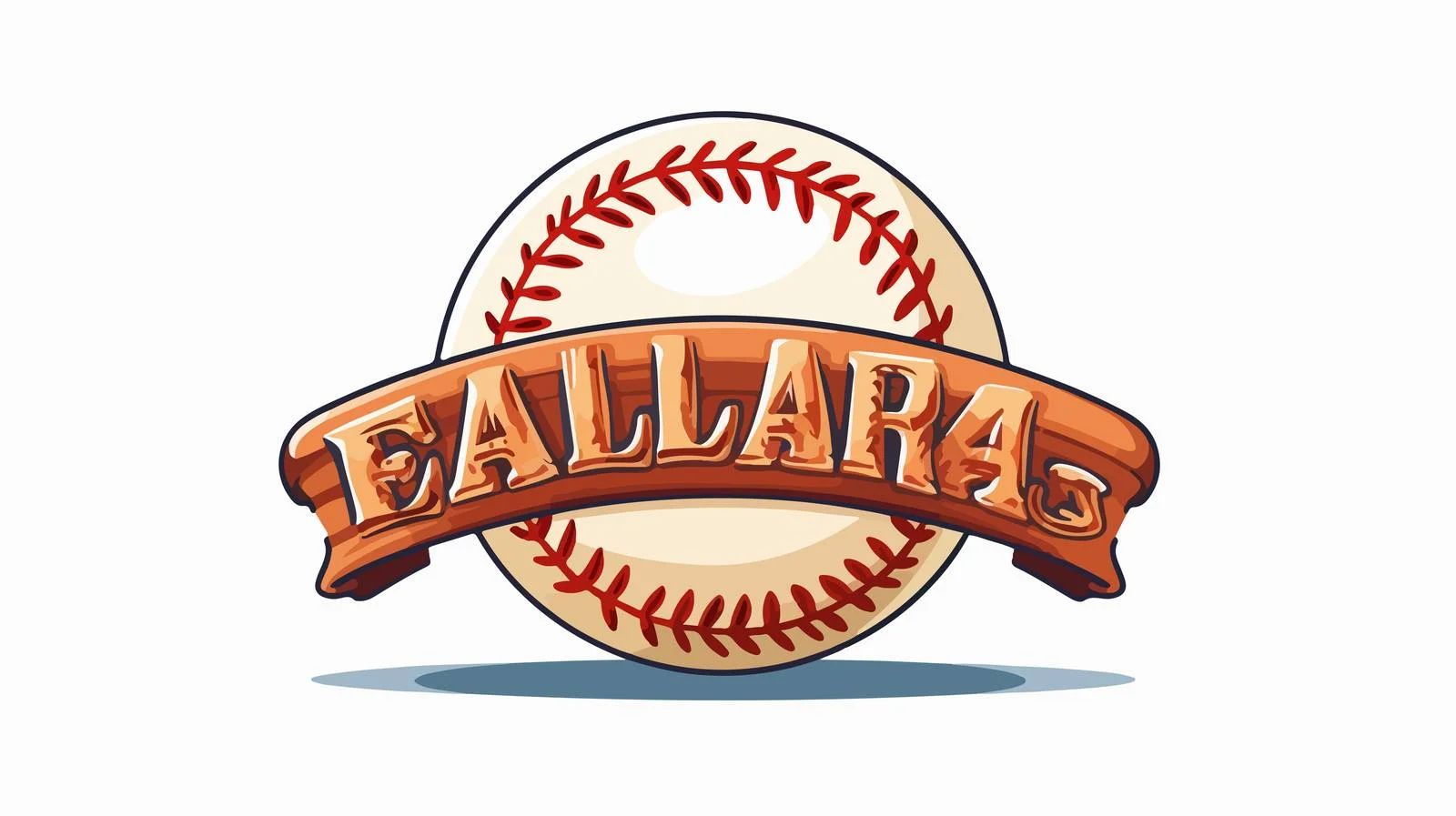 Baseball Monogram Design Element — free download from Dotvec