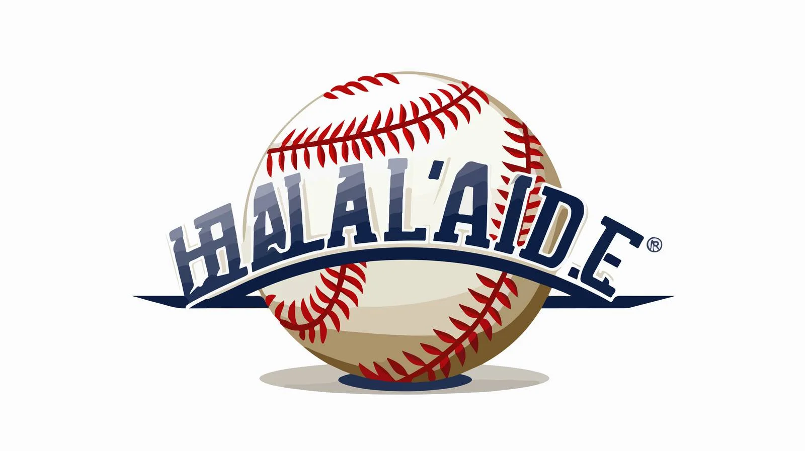 Sports Monogram Baseball Ball Text Box — free download from Dotvec