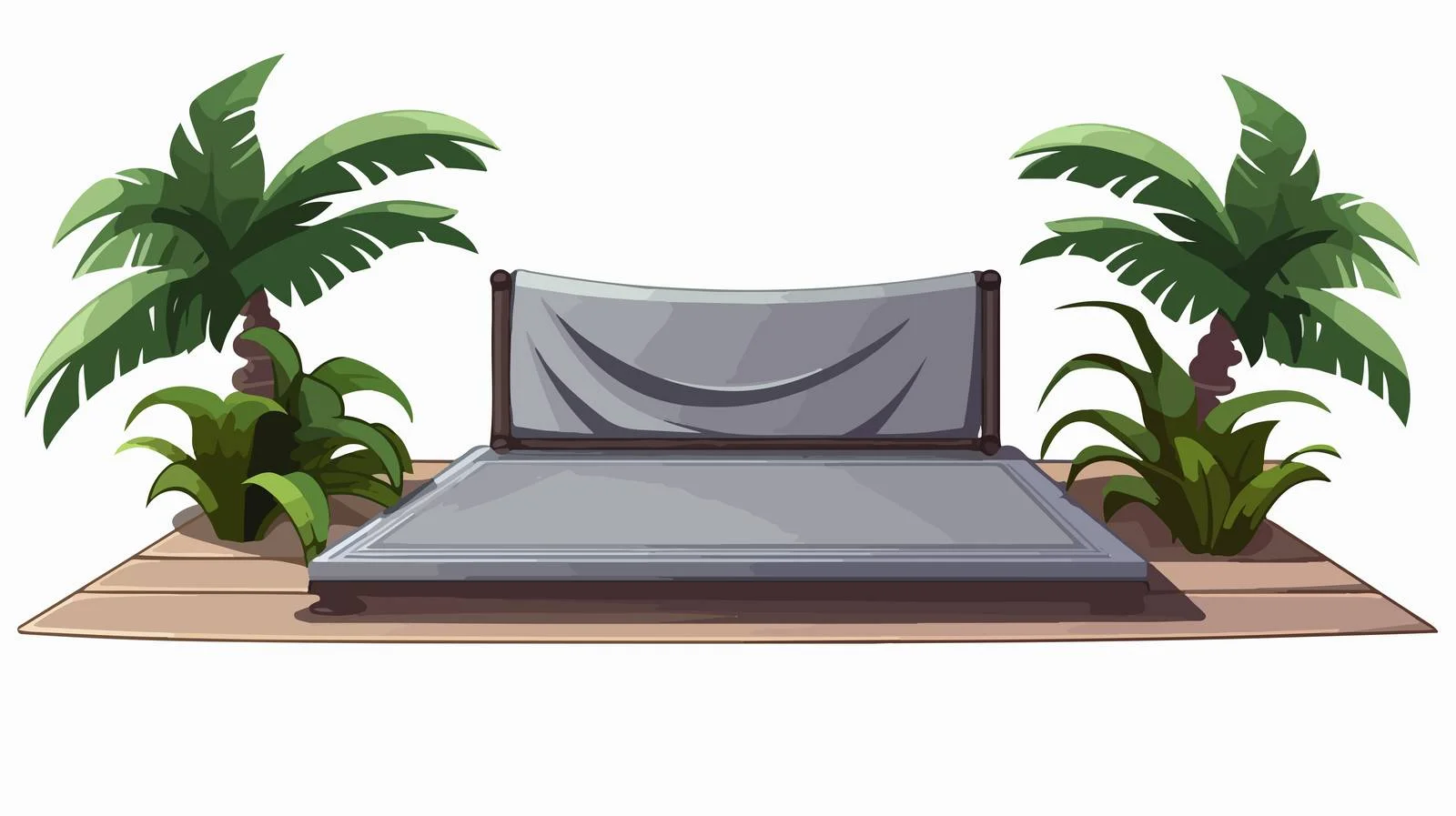 Studio Table with Gray Carpet — free download from Dotvec