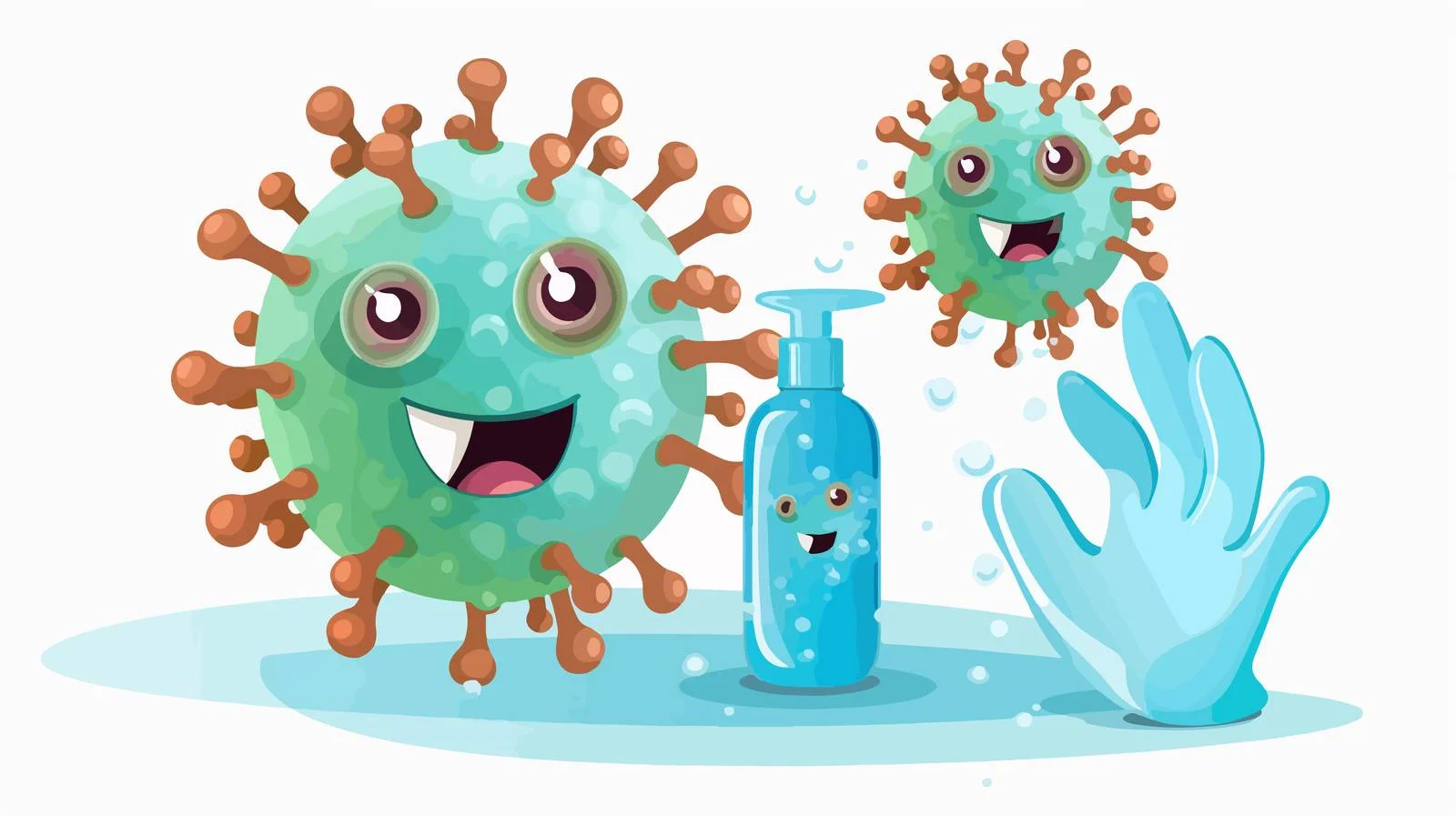 Promoting Hand Hygiene with Soap Vector — free download from Dotvec