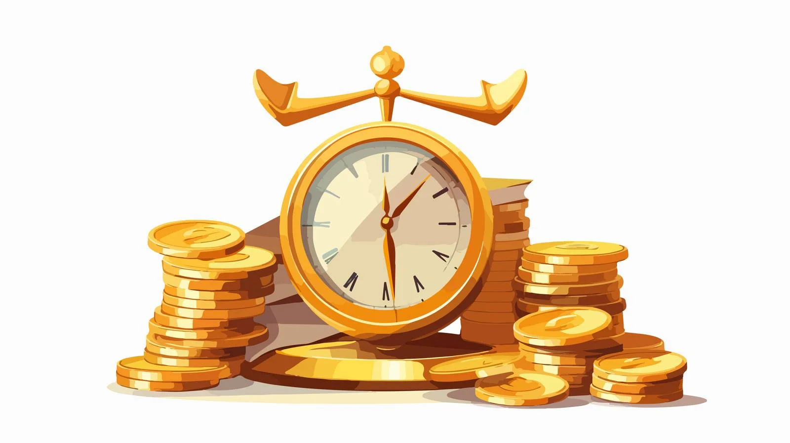 Weighing Finance: Watches and Money Concept — free download from Dotvec