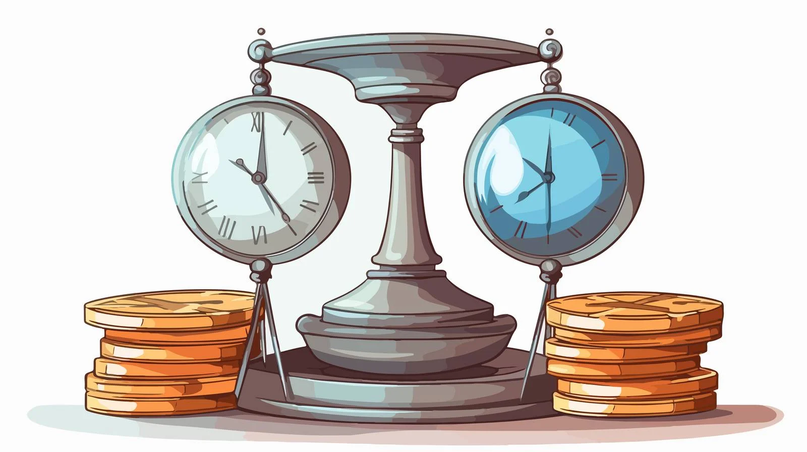 Financial Balance Concept Illustration — free download from Dotvec