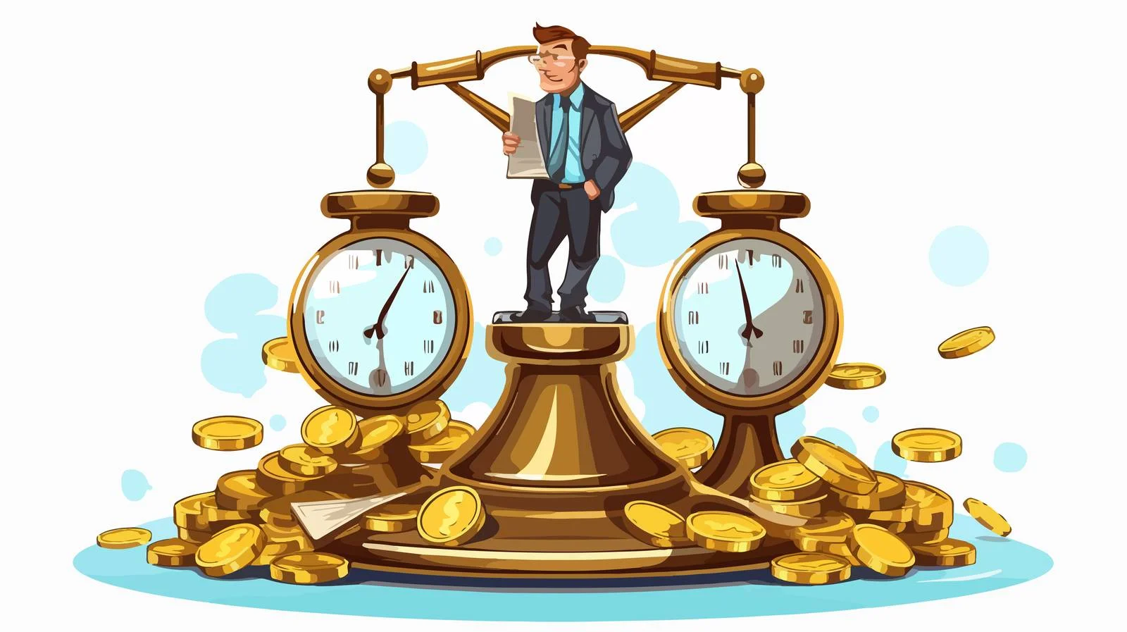 Financial Equality Symbolized - Vector Image — free download from Dotvec