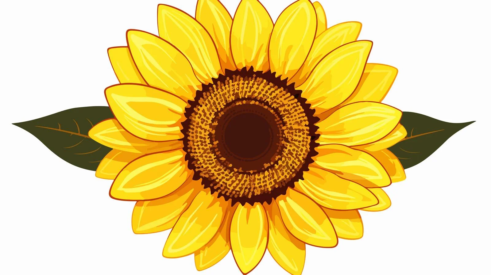 Sunflower Silhouette Vector Illustration — free download from Dotvec