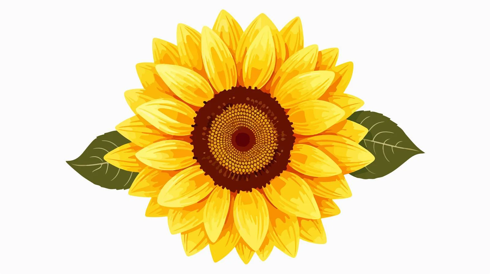 Sunflower Silhouette Vector Illustration — free download from Dotvec