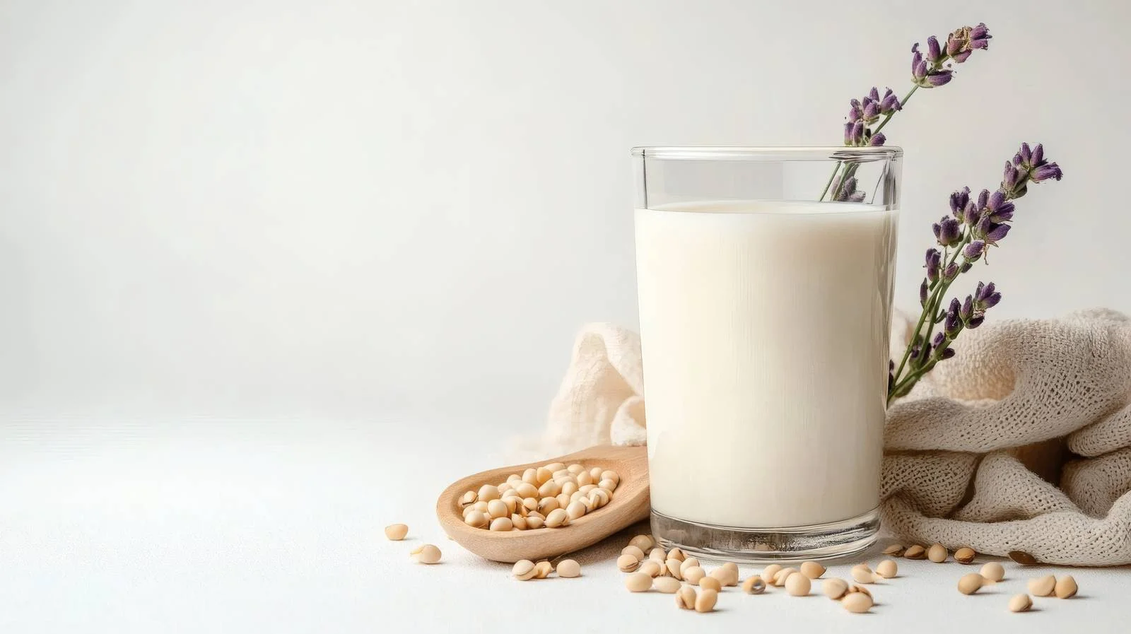 Organic Plant-Based Milk on White Background — free download from Dotvec
