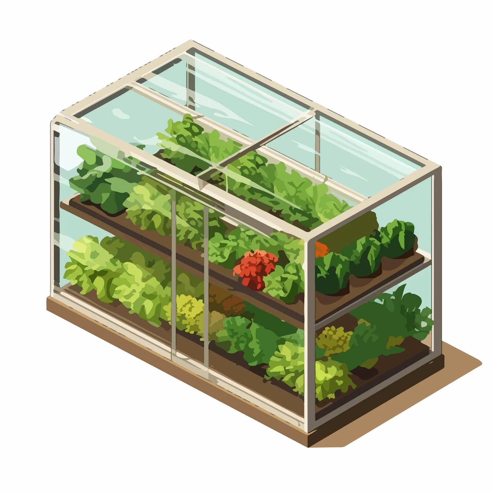 Urban Vegetable Cultivation in Transparent Containers — free download from Dotvec
