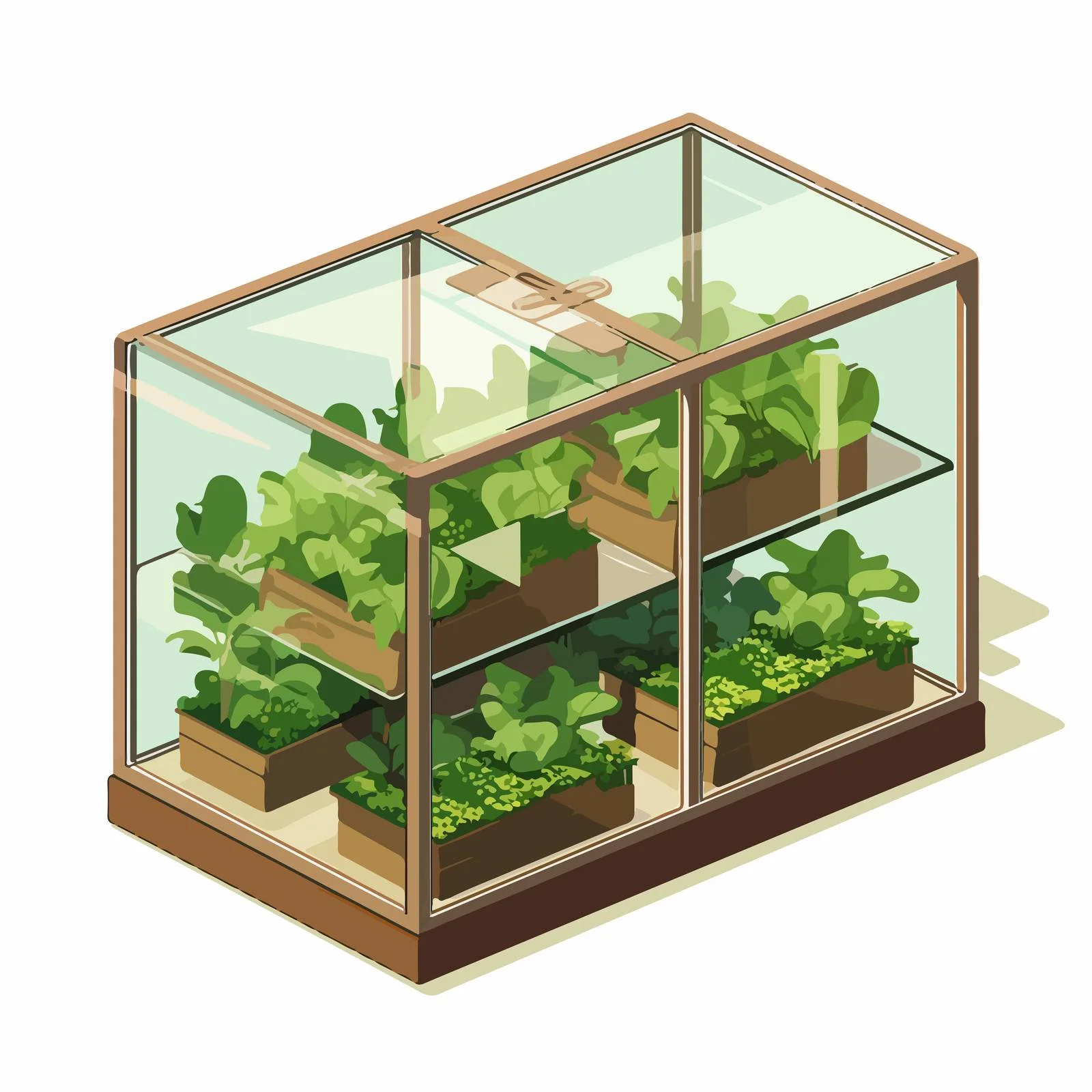 Raised Bed Gardening with Enclosed Glass – free raised bed image from Dotvec