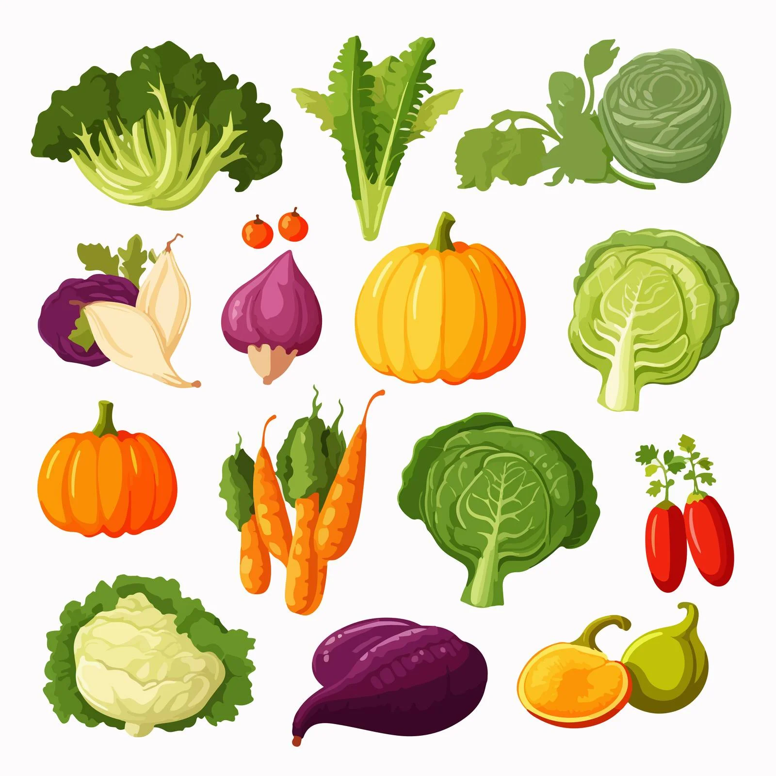 Nutritious Organic Vegetable Selection for Health — free download from Dotvec