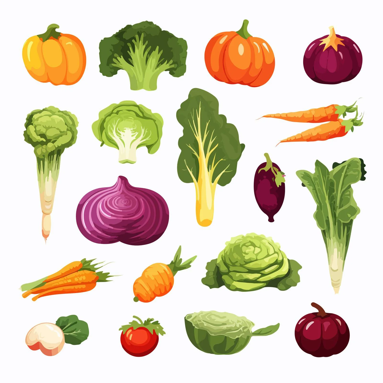 Nutritious Organic Vegetable Variety Arrangement — free download from Dotvec