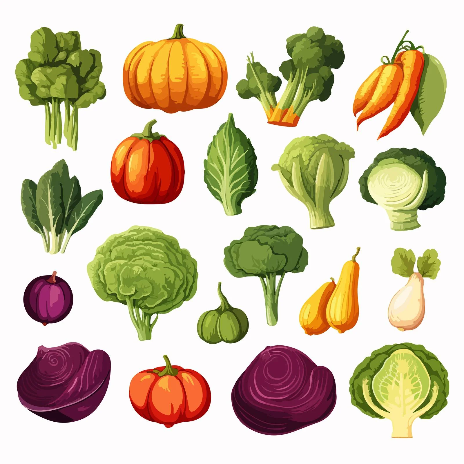 Nutrient-Rich Veggie Medley: Organic Selection — free download from Dotvec
