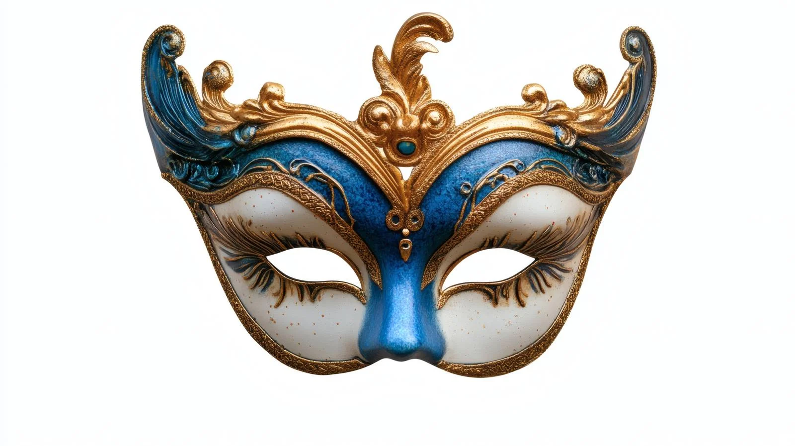 Elegant Venetian Carnival Mask on White Background — free download from Dotvec