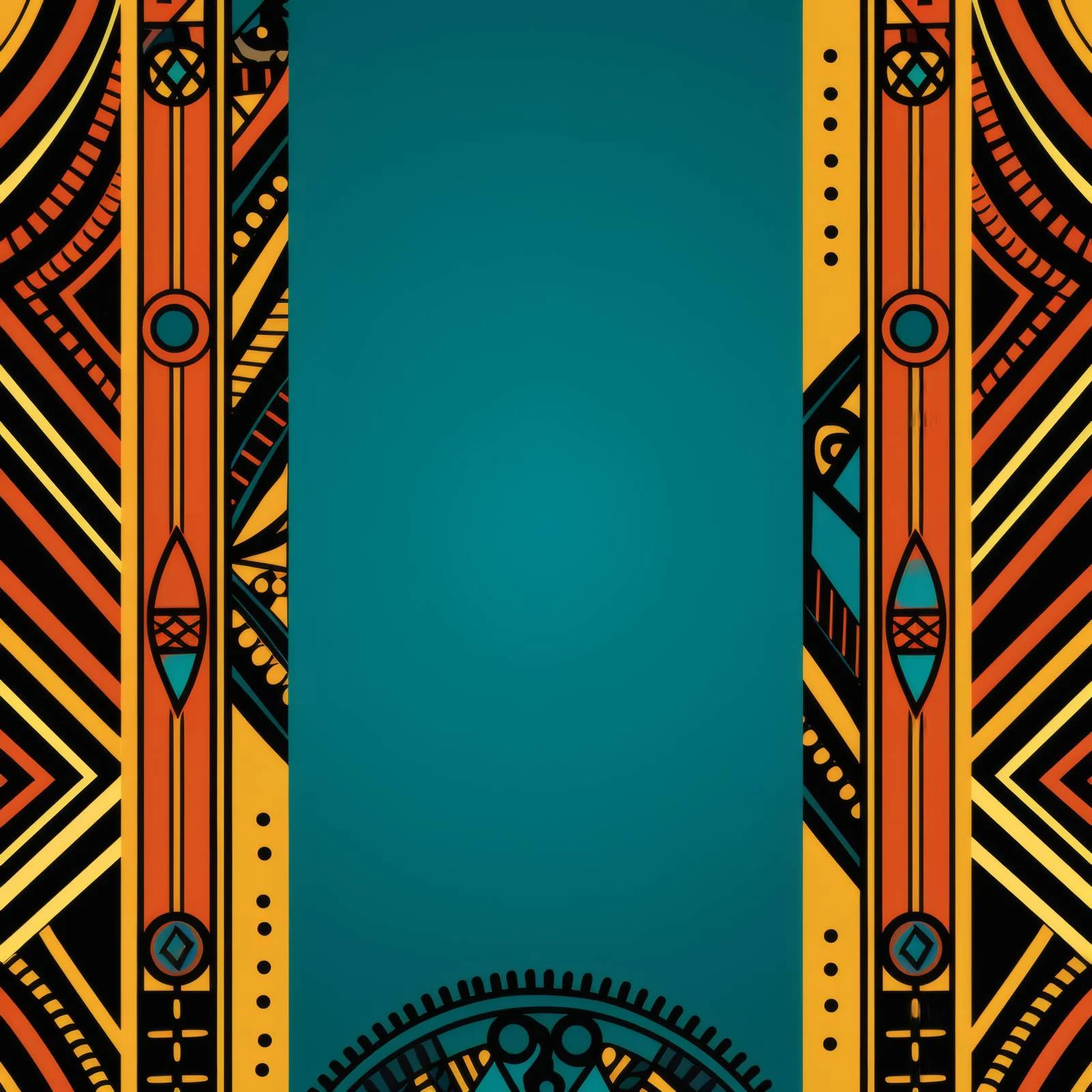 Ethnic geometric pattern on vertical backdrop — free download from Dotvec