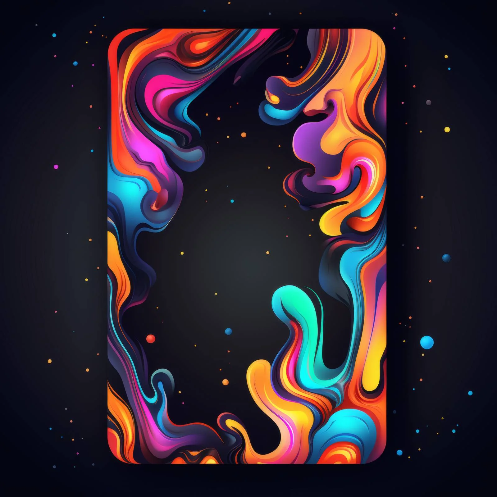 Elegant Vertical Black Liquid Abstract Background — free download from Dotvec