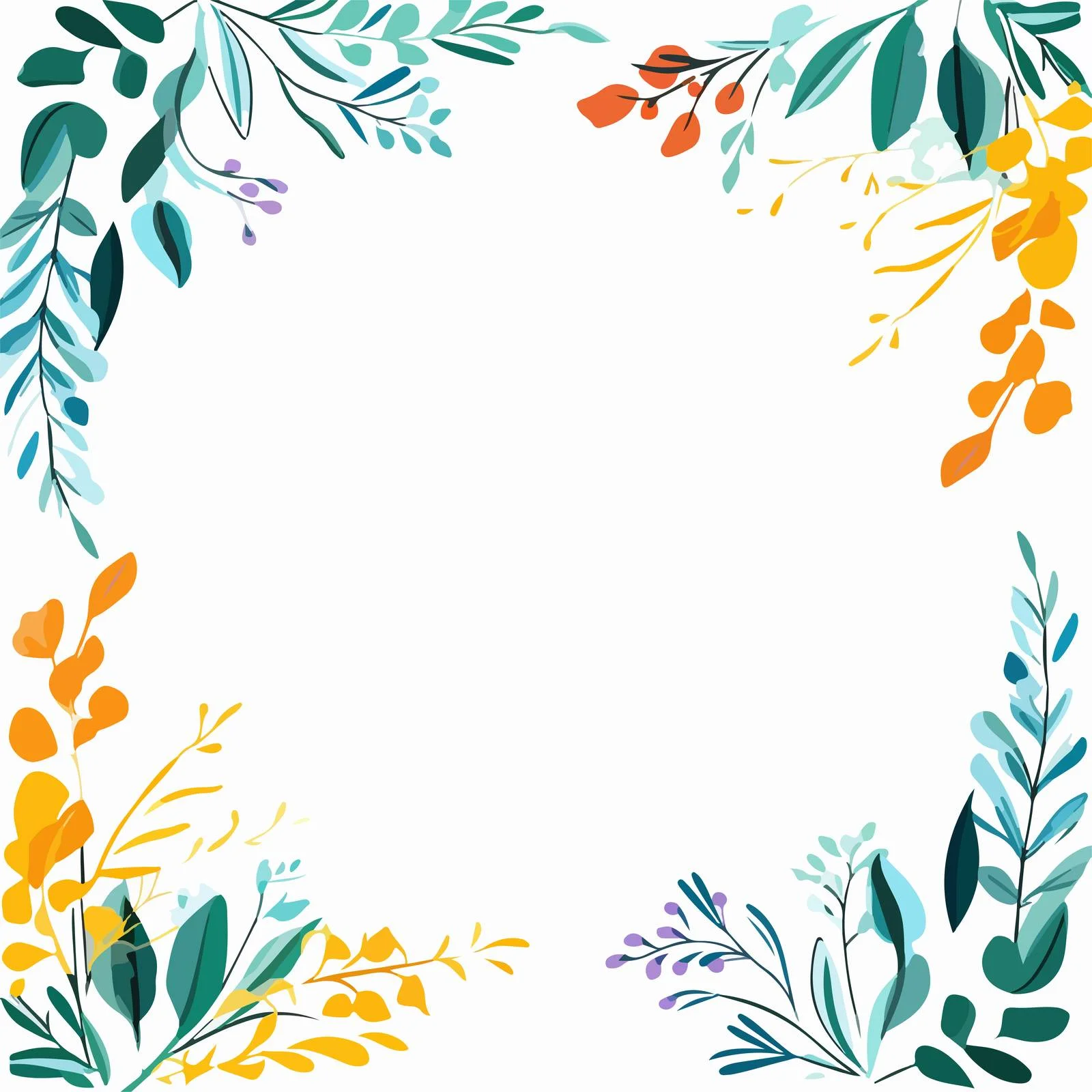 Elegant Vertical Card Design with Decorative Border — free download from Dotvec