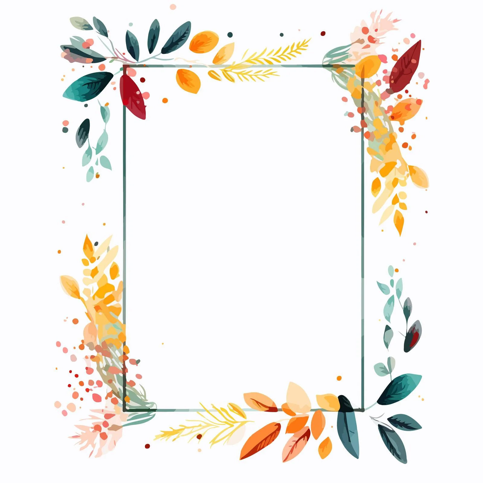 Elegant Vertical Card Frame Design — free download from Dotvec