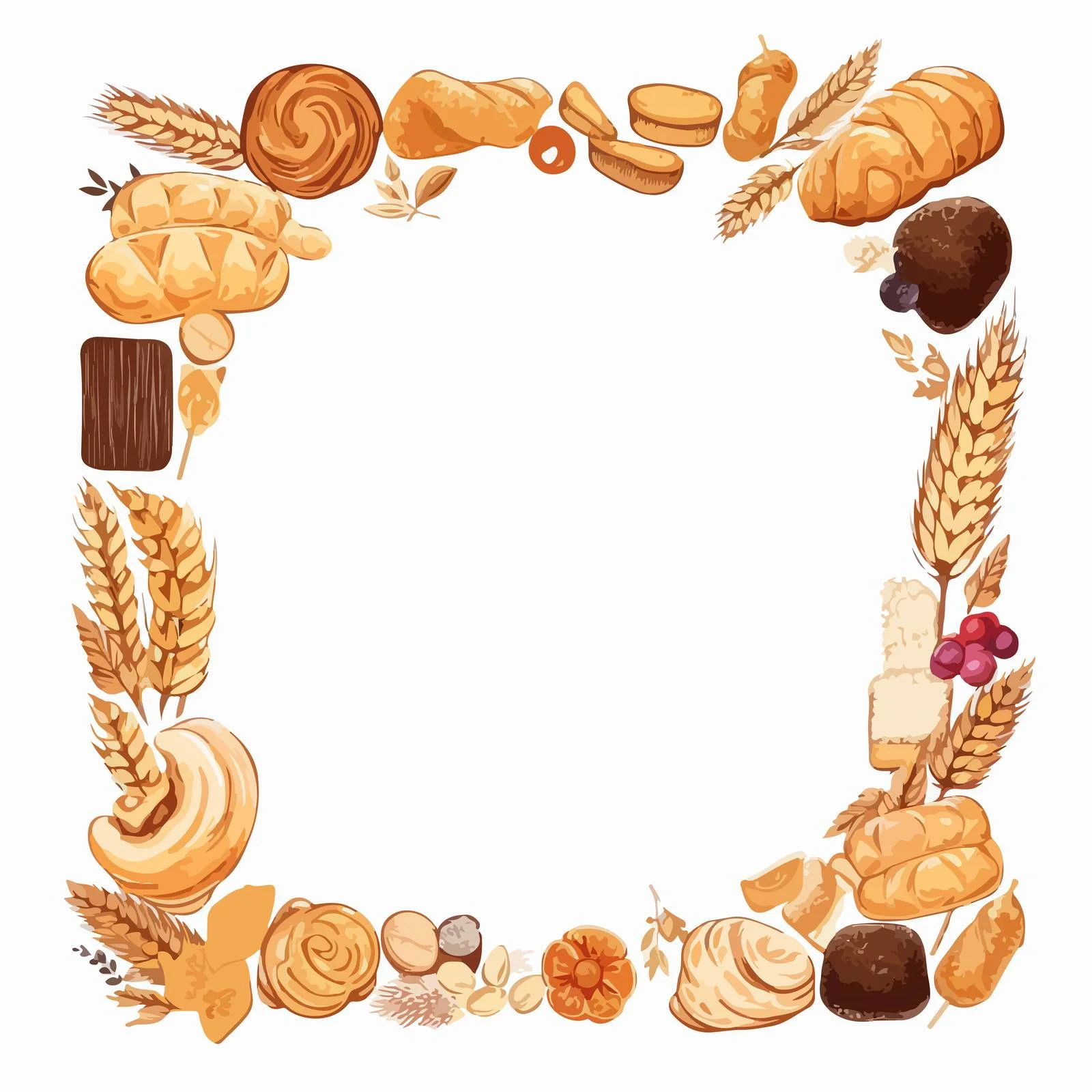 Elegant Vertical Flyer Template with Frames — free download from Dotvec