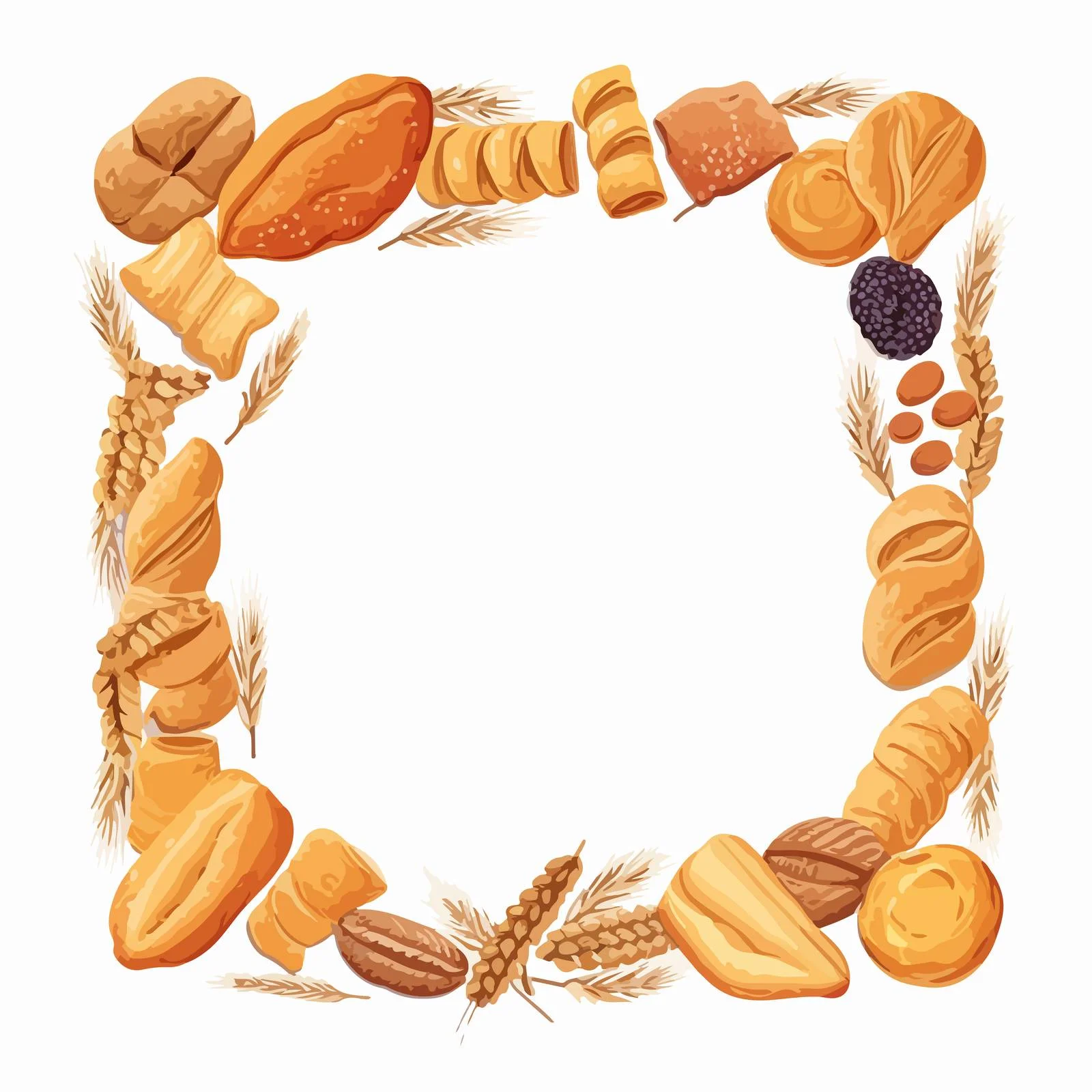 Elegant Vertical Poster Template with Frames — free download from Dotvec