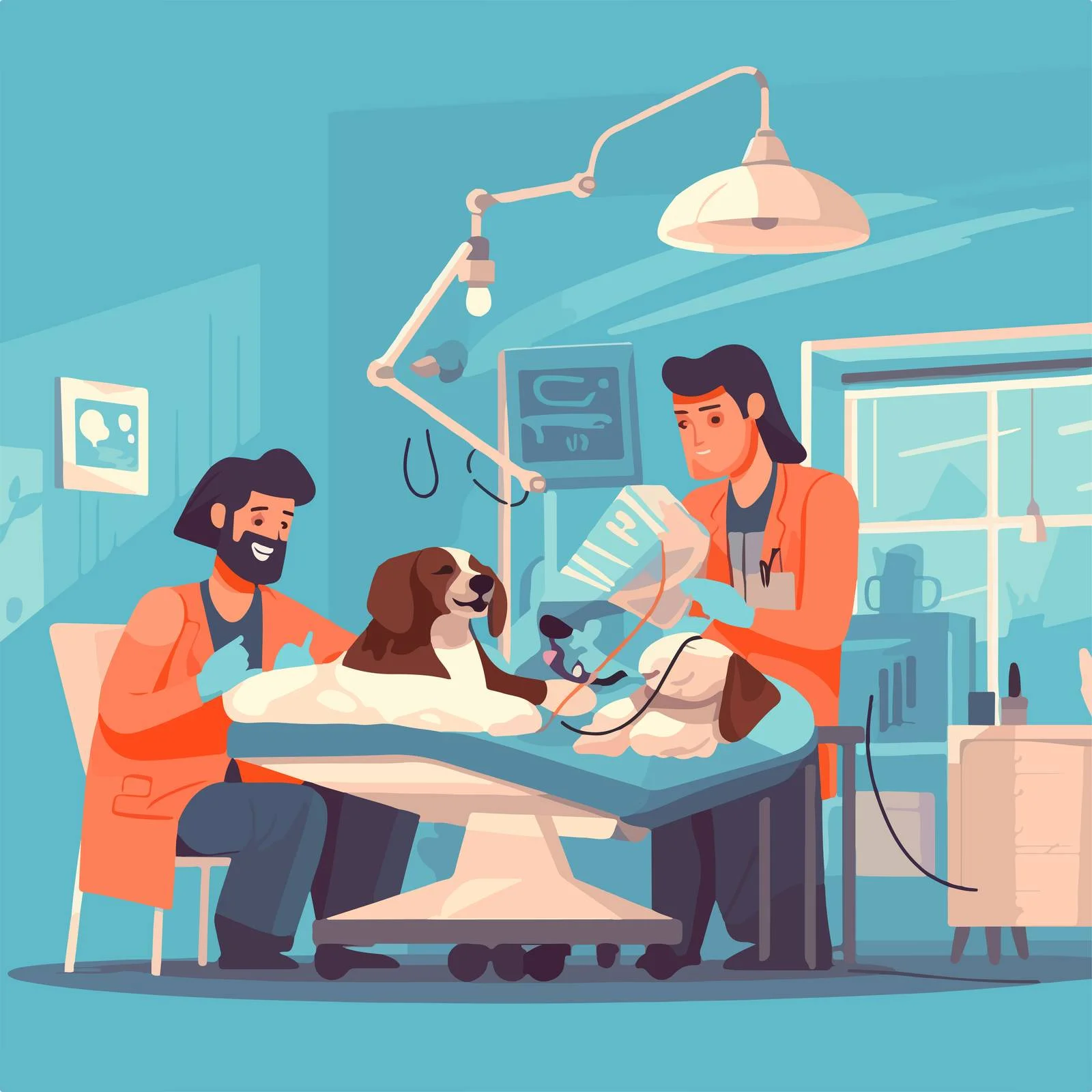 Veterinarians in Surgery at Veterinary Clinic — free download from Dotvec