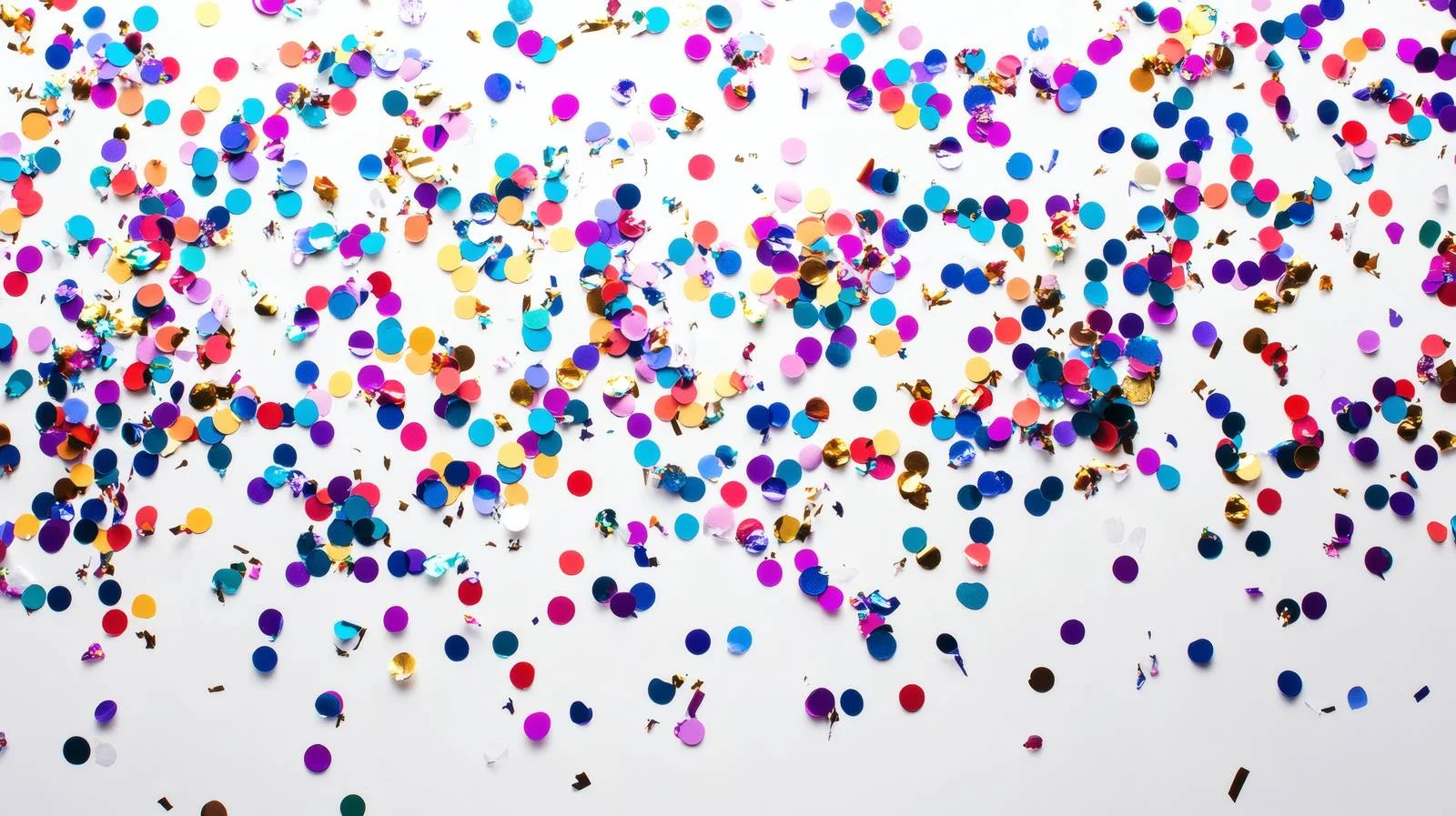 Colorful Confetti on Multicolored Background — free download from Dotvec