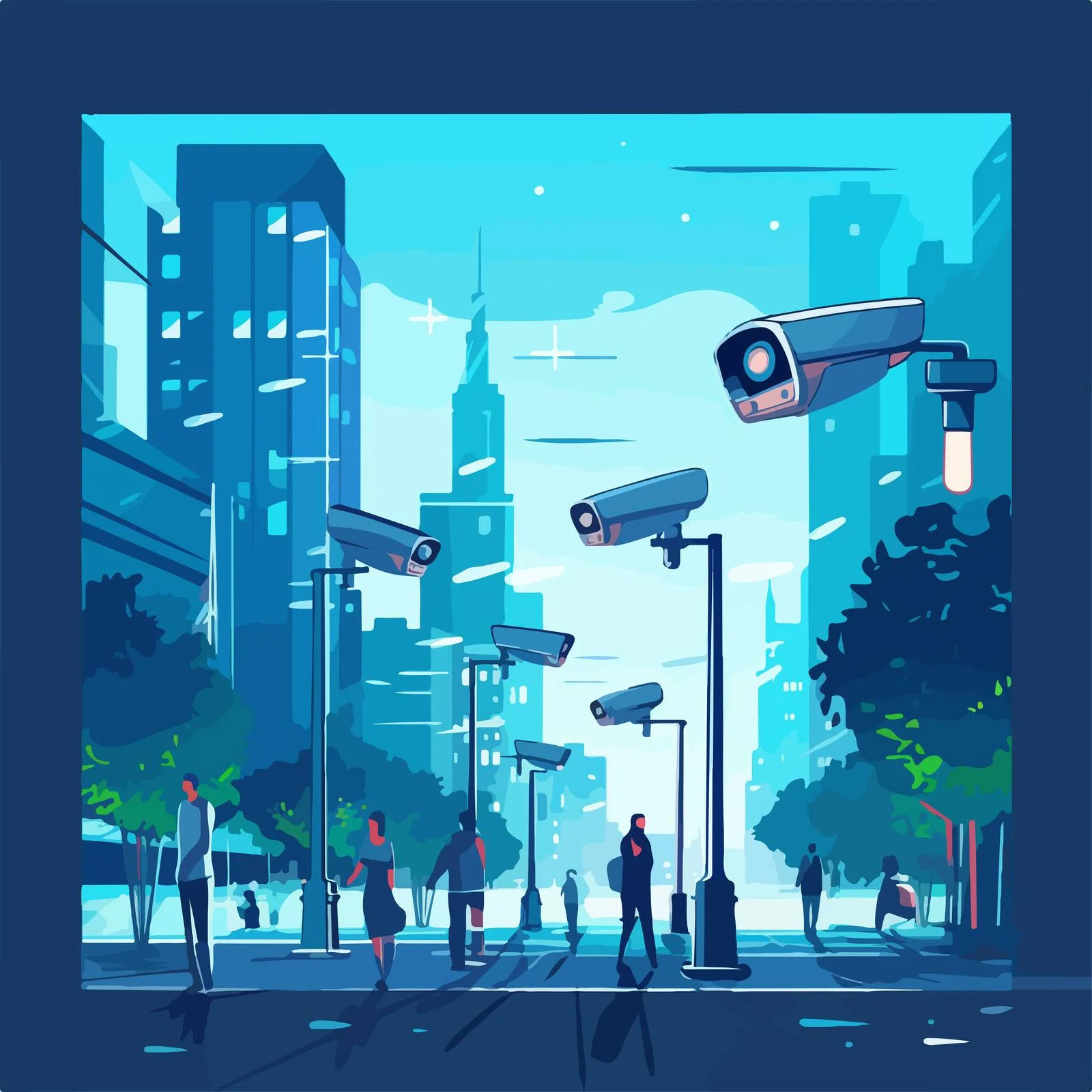 Surveillance Footage of Urban Environment — free download from Dotvec