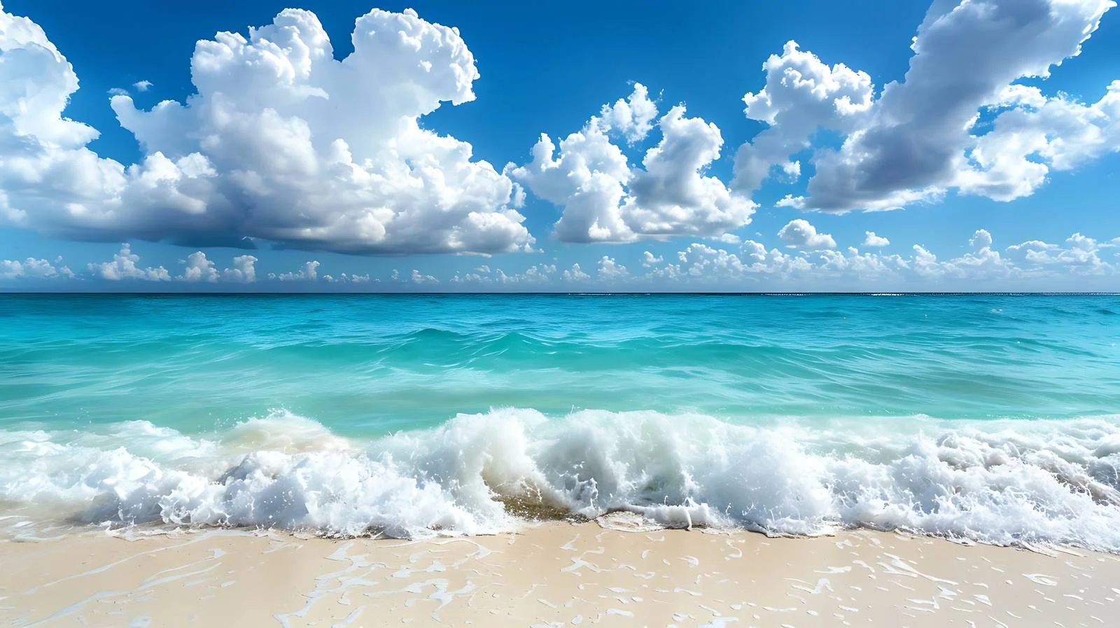 Soothing Caribbean Seascape in Cancun, Mexico — free download from Dotvec