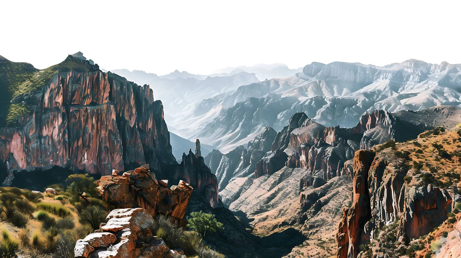 Panoramic View of Copper Canyon, Chihuahua — free download from Dotvec