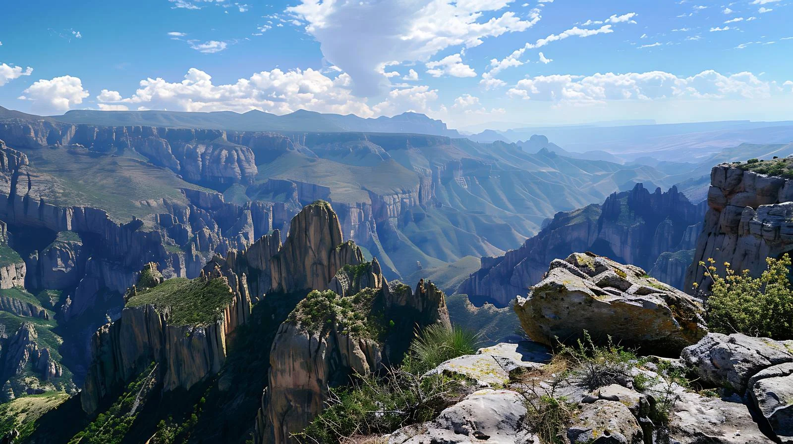 Panoramic View of Copper Canyon, Chihuahua — free download from Dotvec