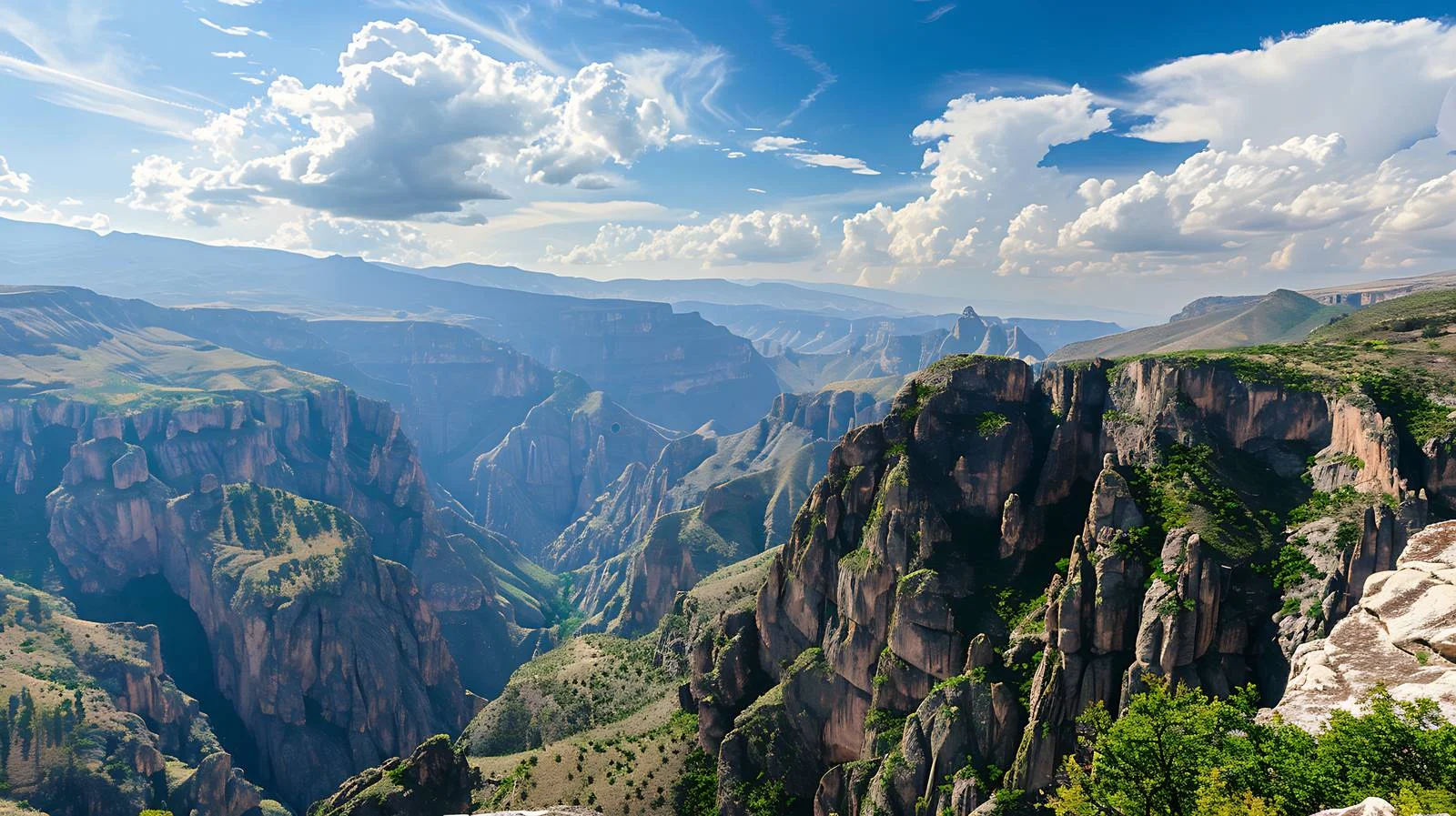 Panoramic Overlook of Copper Canyon Mexico — free download from Dotvec