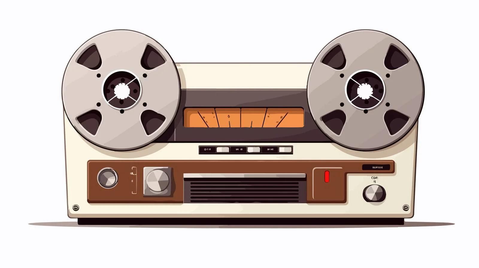 Vintage Tape Recorder for Spool Cassettes — free download from Dotvec
