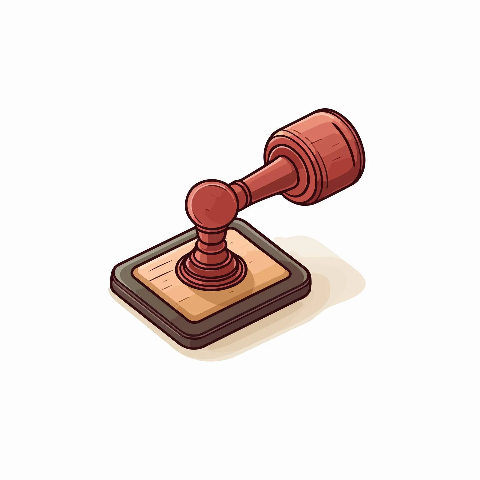 Antique Wooden Wax Seal Stamp — free download from Dotvec