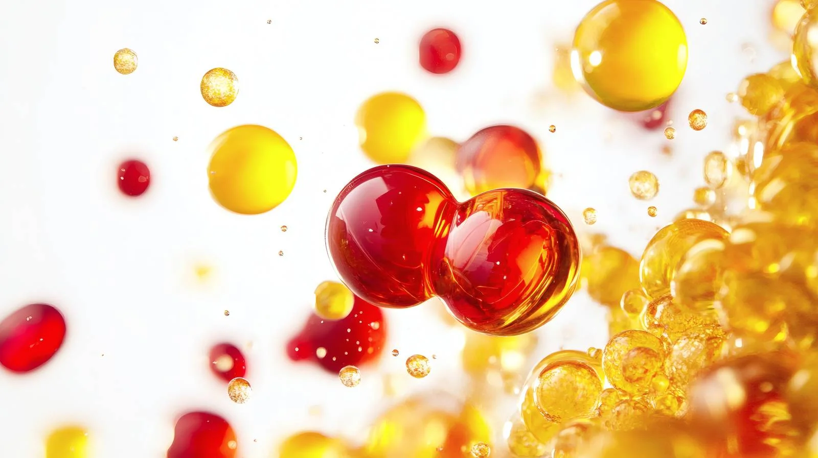 Pure Vitamin Coenzyme Q10 on White Background — free download from Dotvec