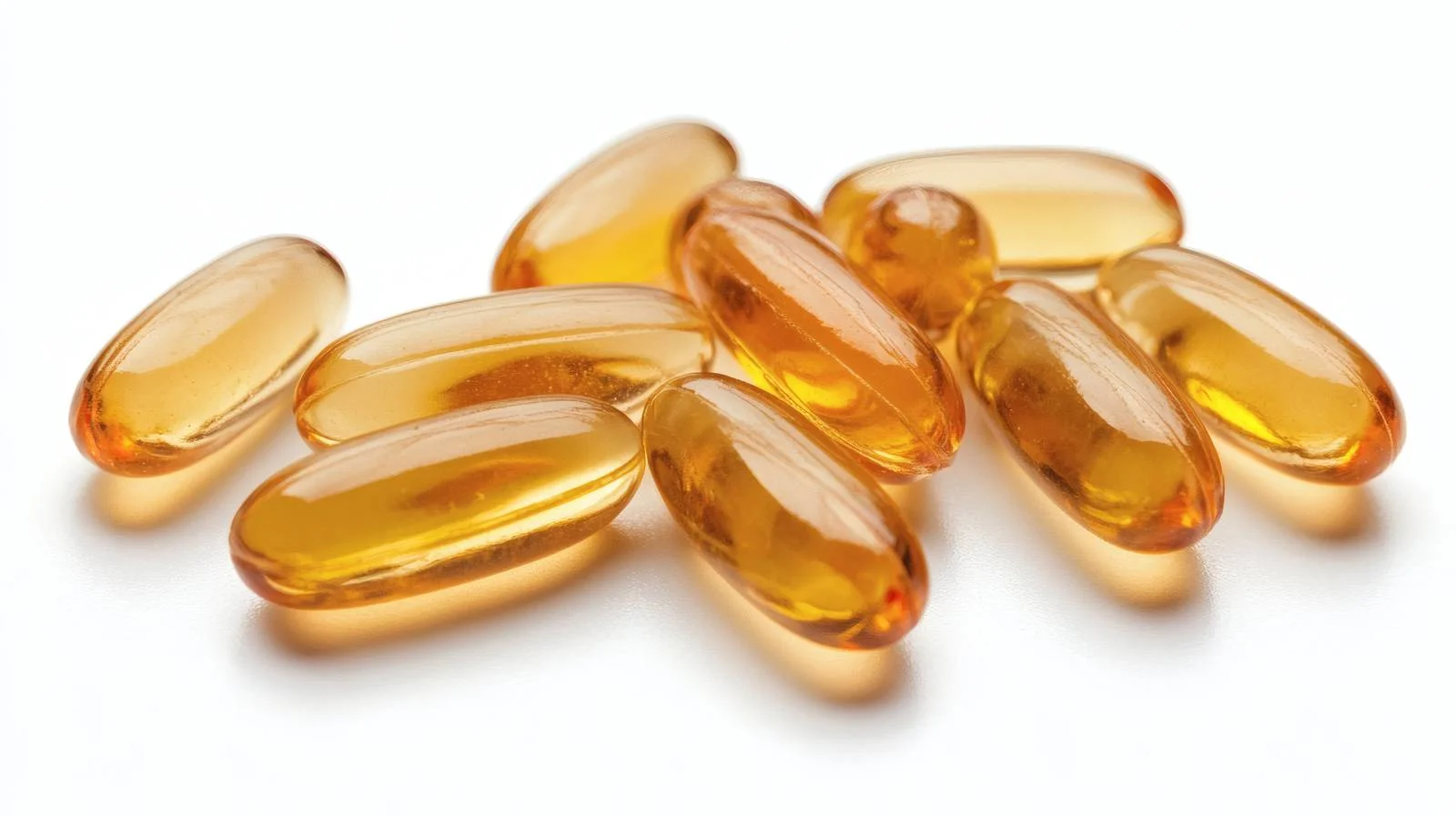 Pure Vitamin D3 Capsules on White Background — free download from Dotvec