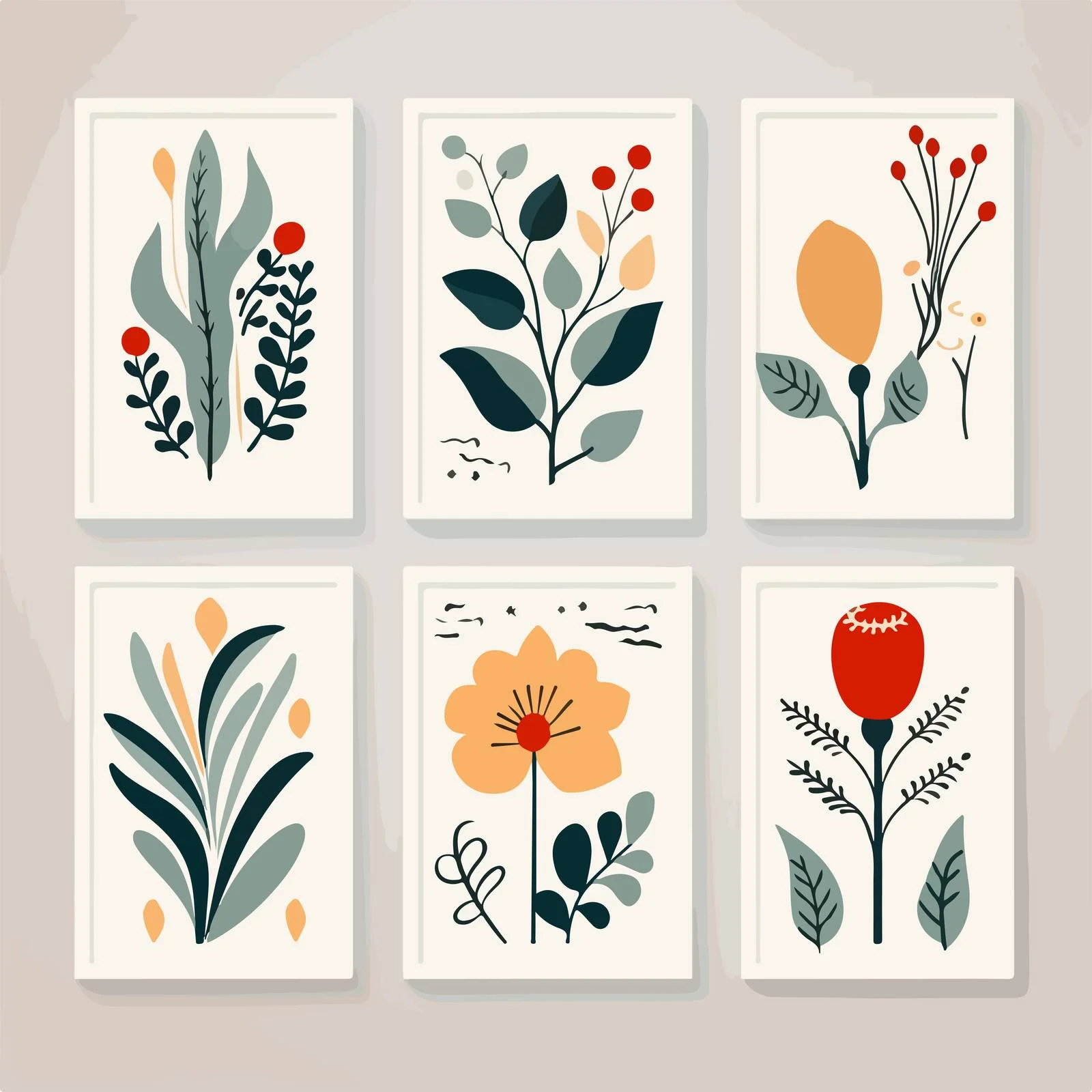 Contemporary Abstract Posters Collection — free download from Dotvec