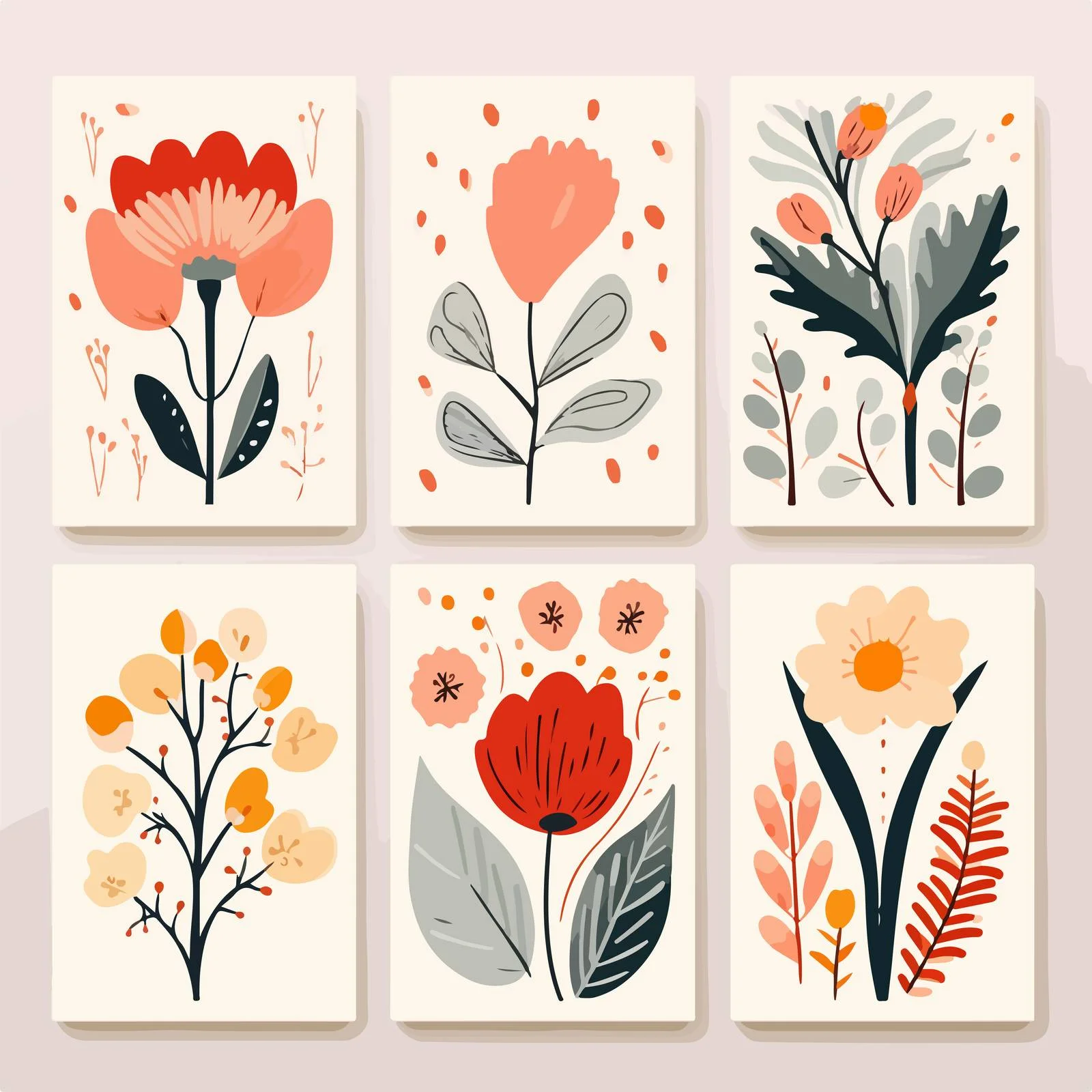 Contemporary Abstract Posters Collection — free download from Dotvec