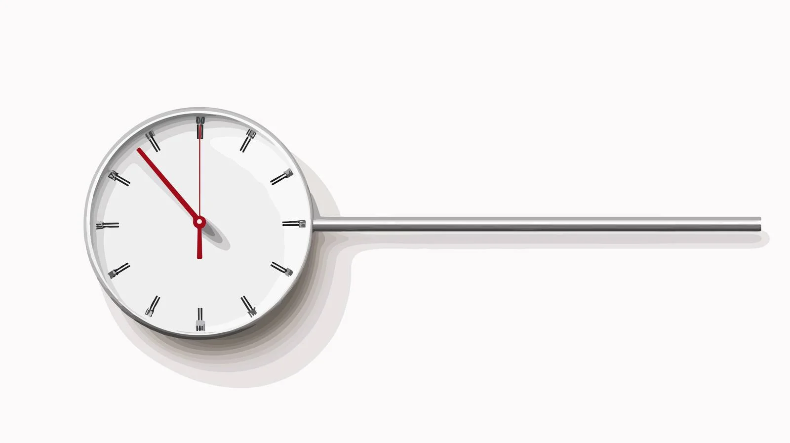 Analog Wall Clock for Time Telling — free download from Dotvec