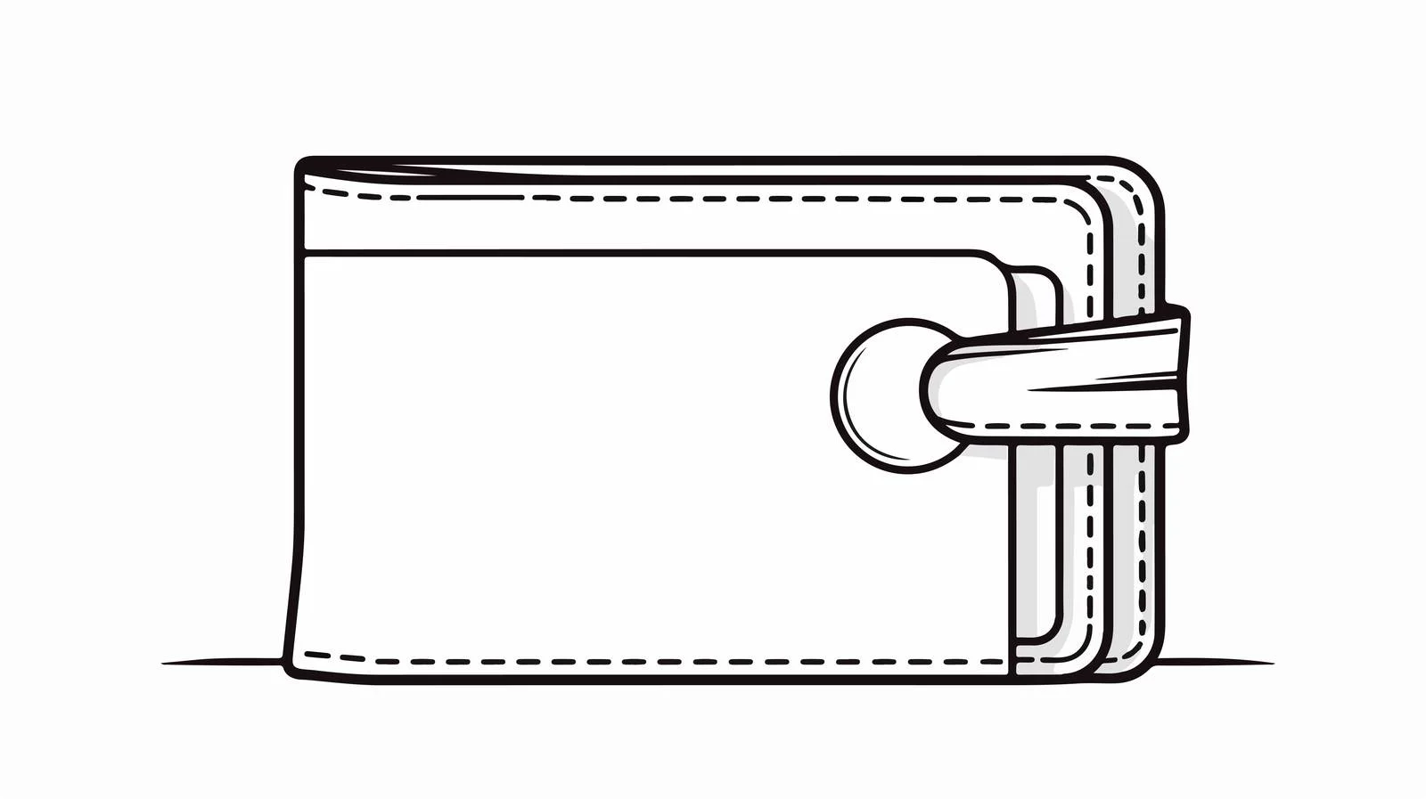 Money Wallet Drawing — free download from Dotvec
