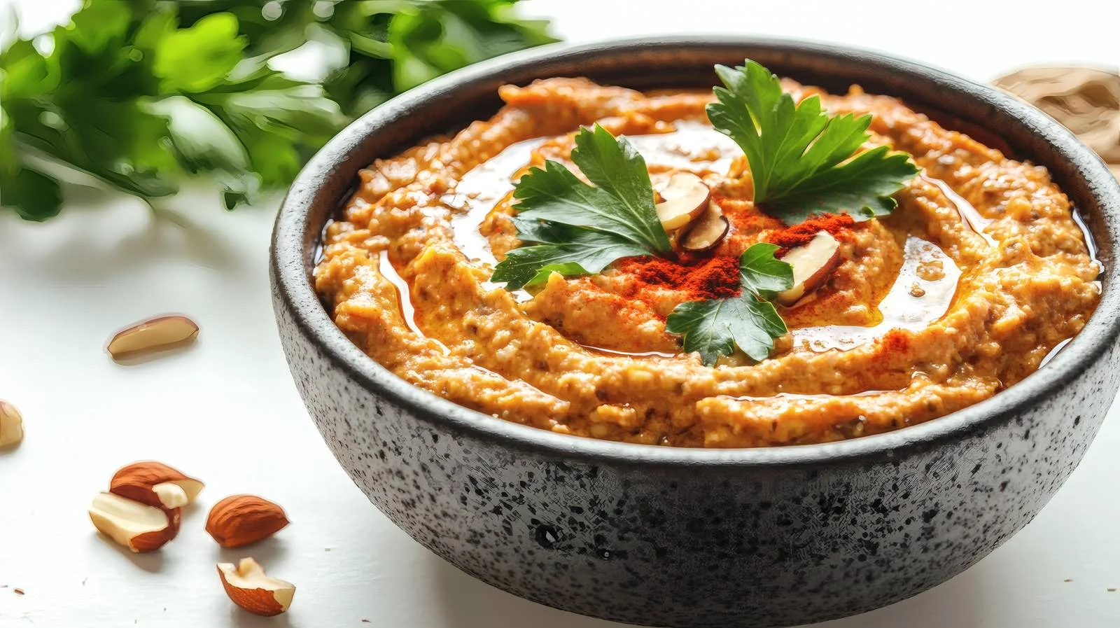 Savory Muhammara Dip with Walnut and Paprika — free download from Dotvec