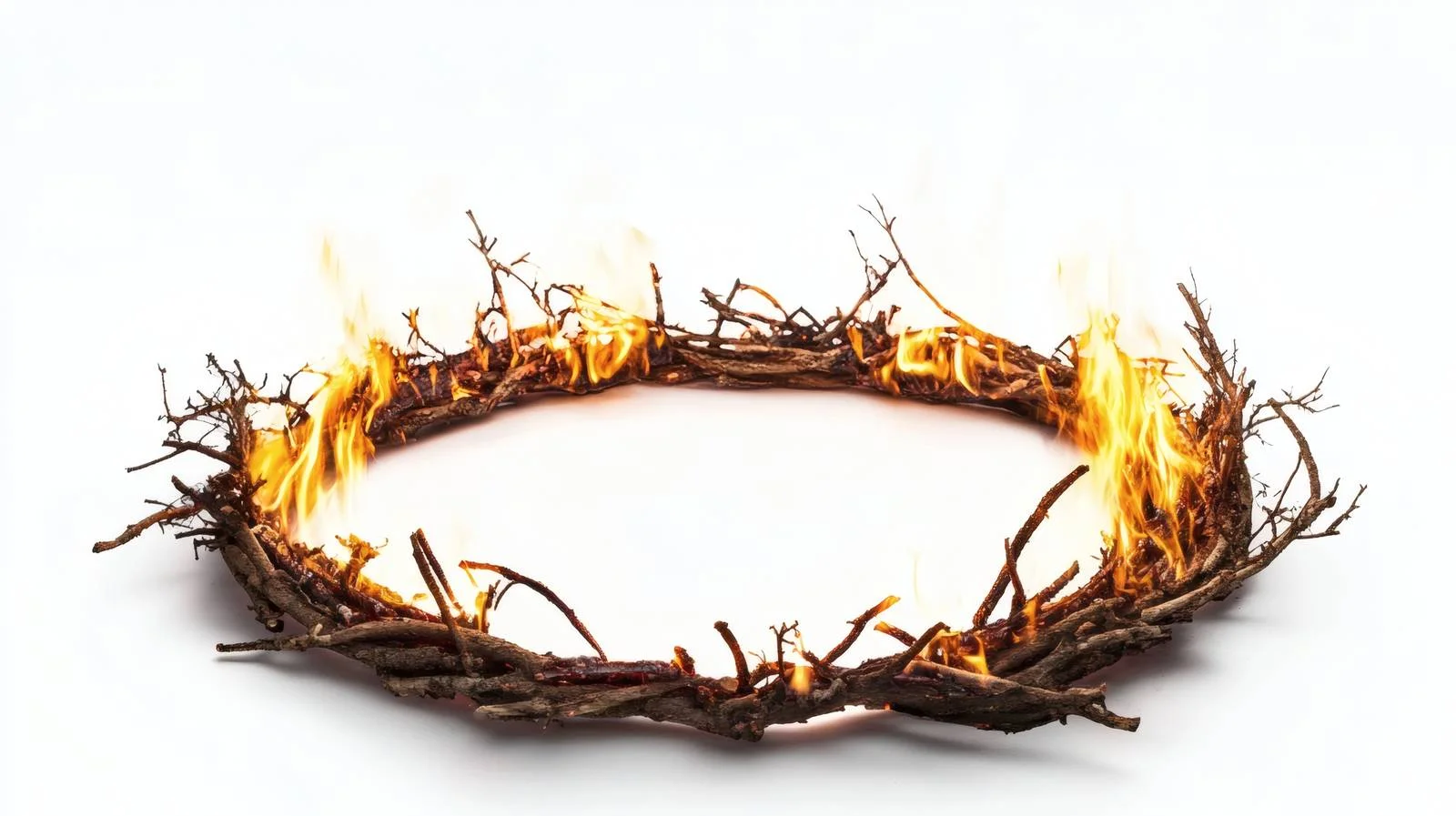 Mystical Walpurgis Night Bonfire Silhouette Frame — free download from Dotvec