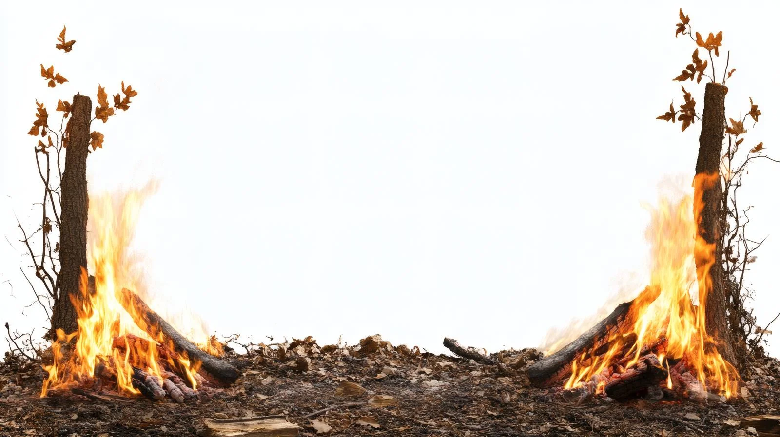 Mystical Walpurgis Night Bonfire Silhouette — free download from Dotvec