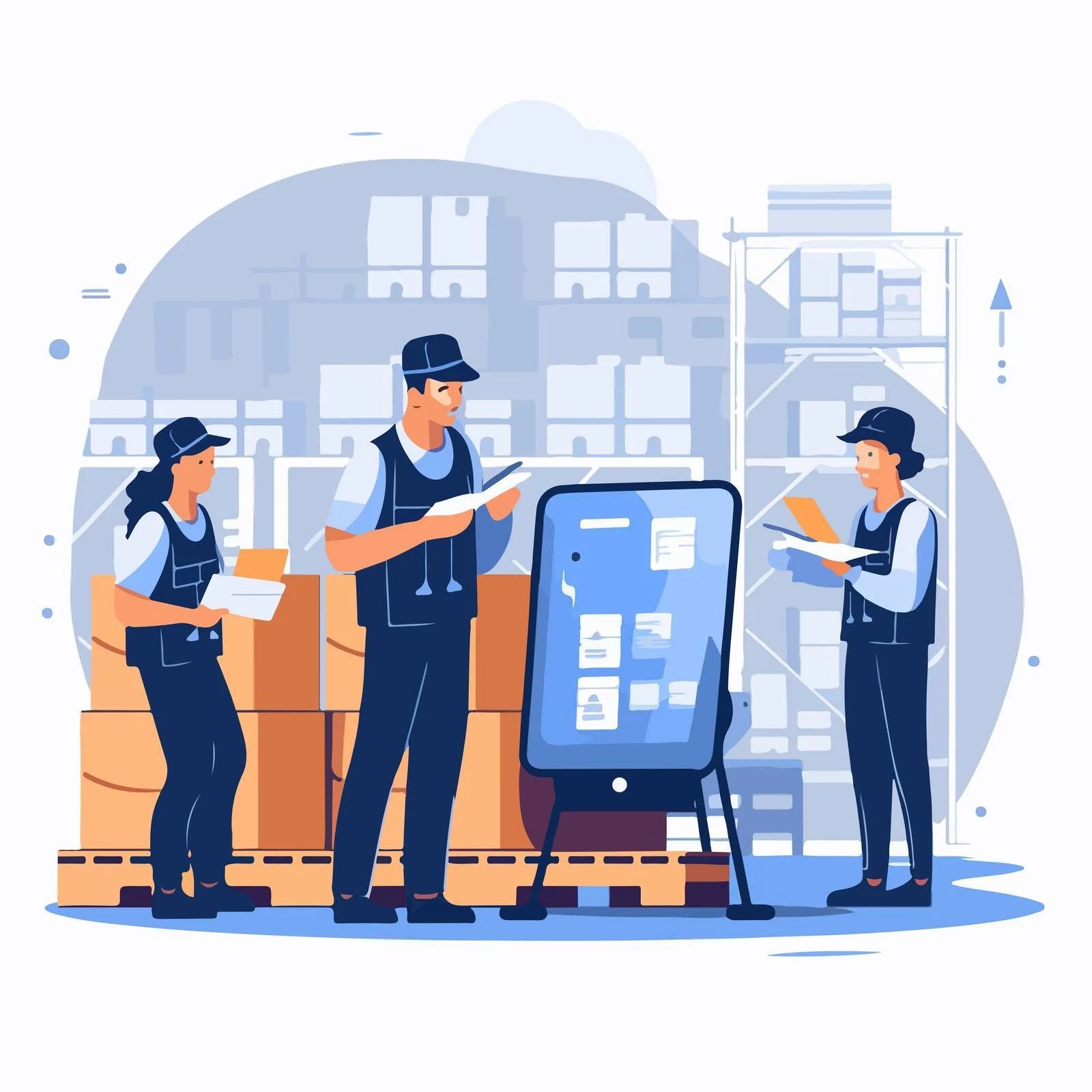 QR Code Scanning on Cardboard Boxes — free download from Dotvec