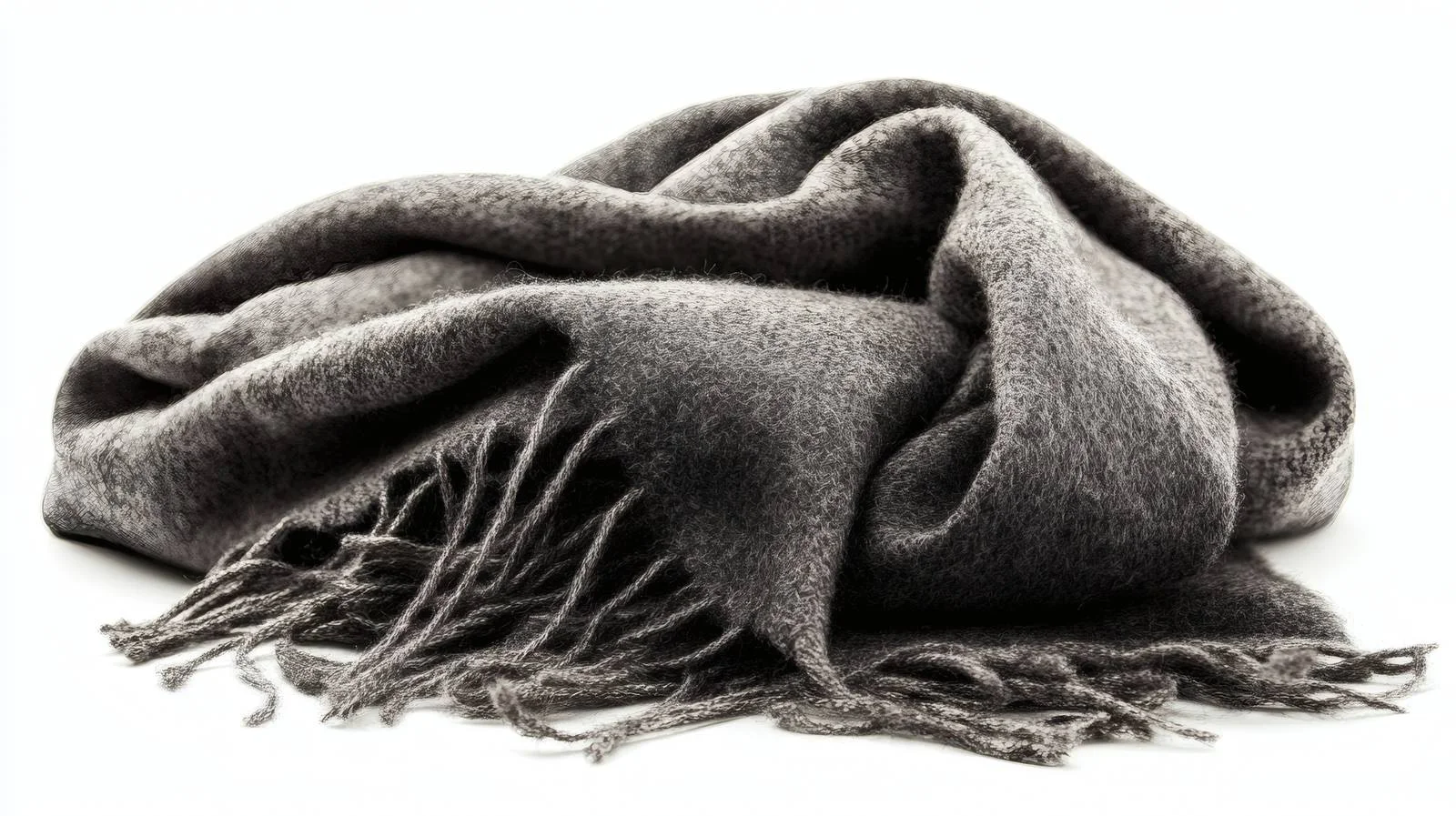 Elegant Warm Gray Blanket on White Background — free download from Dotvec