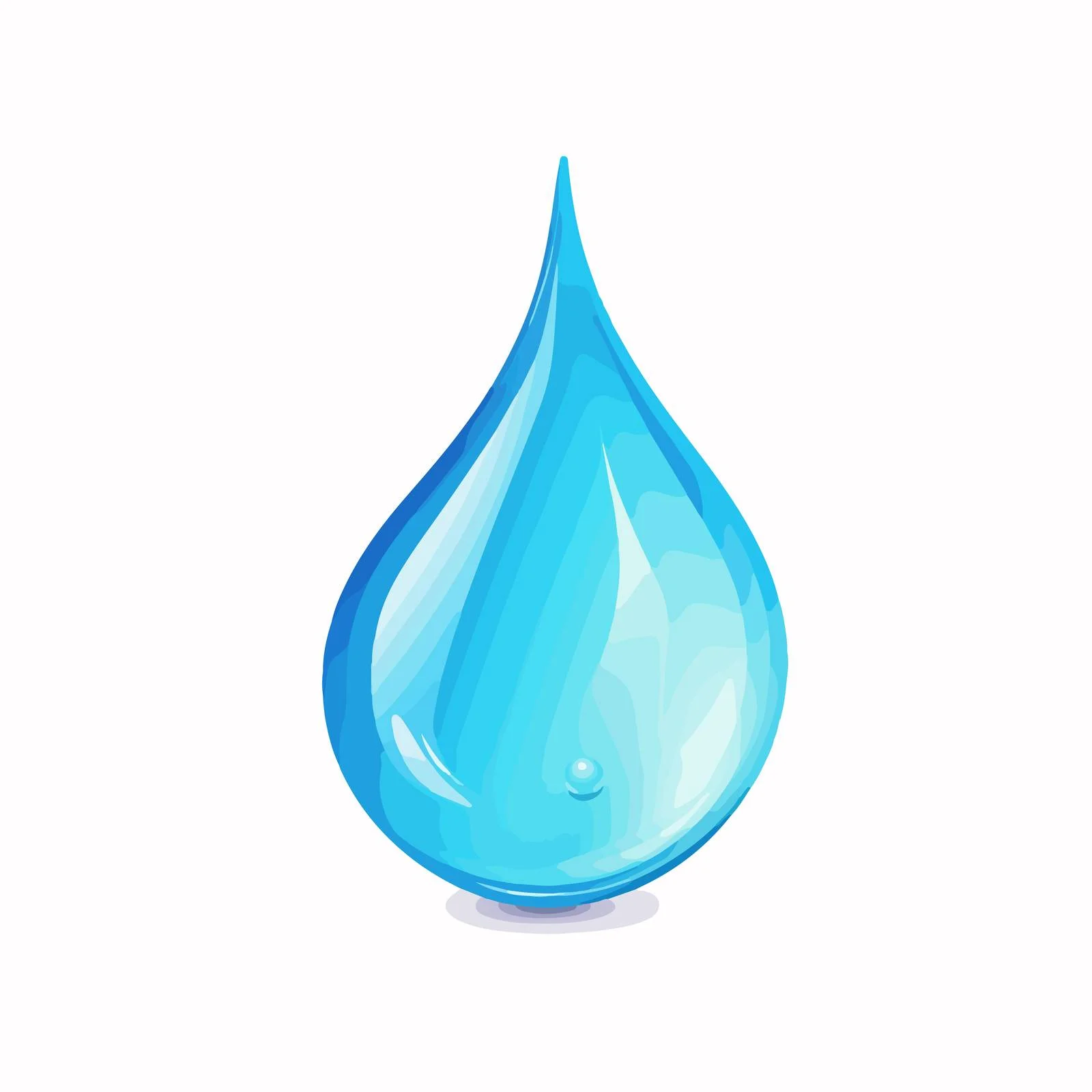 Captivating Water Drop Flowing Downward Scene — free download from Dotvec