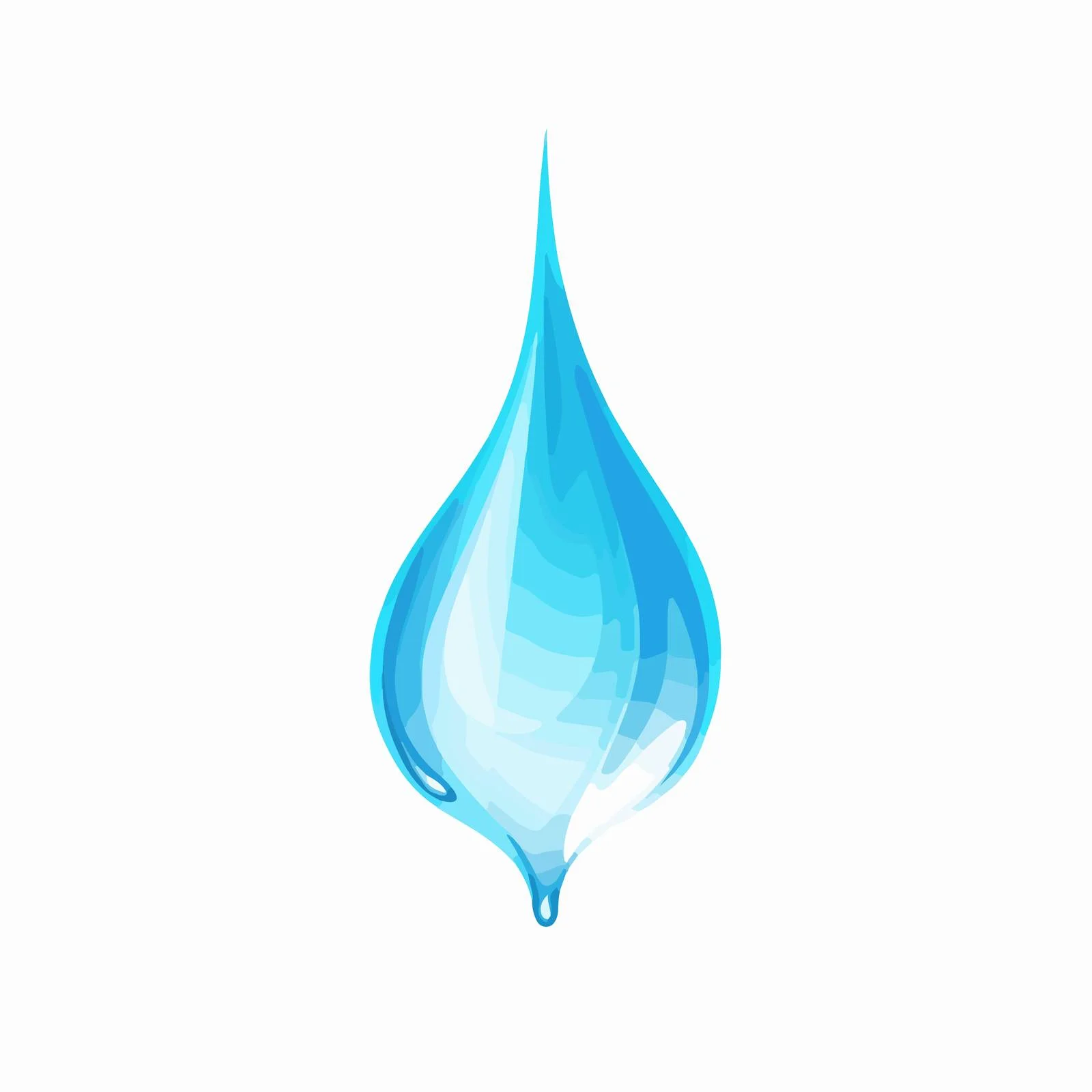 Elegant Water Drops Cascading Downward — free download from Dotvec