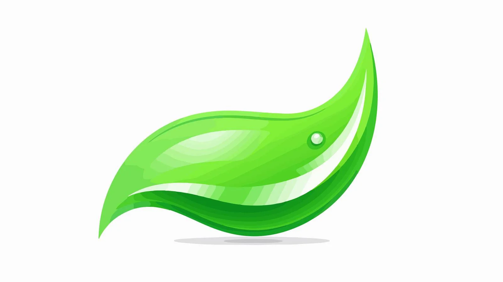 Green Water Droplet Icon — free download from Dotvec