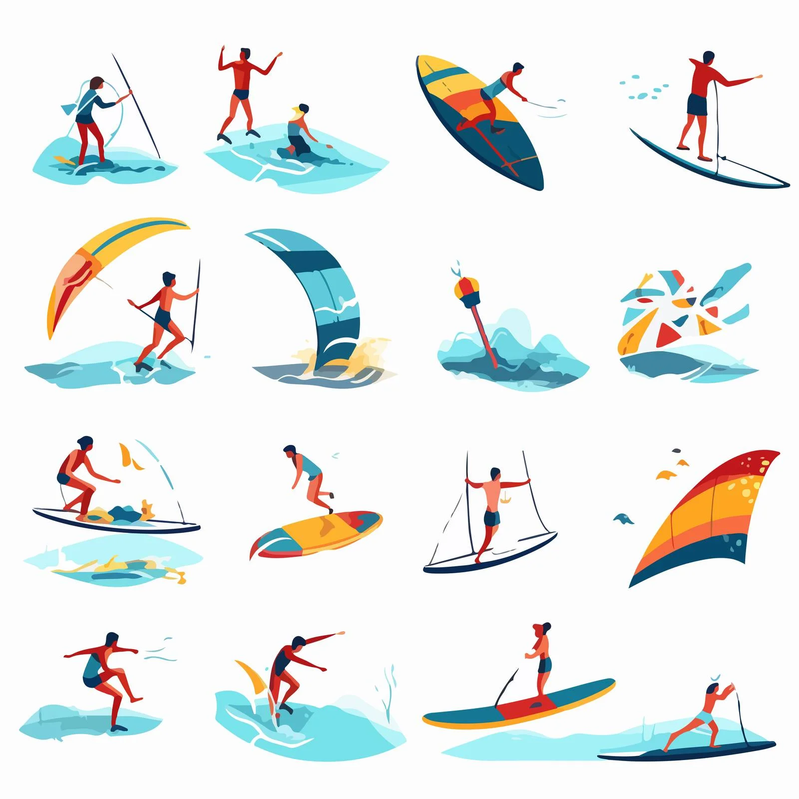 Aquatic Leisure Activities Compilation by the Sea — free download from Dotvec