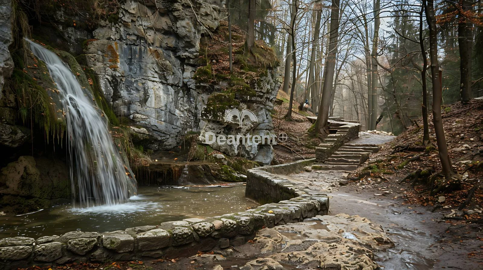 Majestic Kamienczyka Waterfall in Mountain Setting — free download from Dotvec