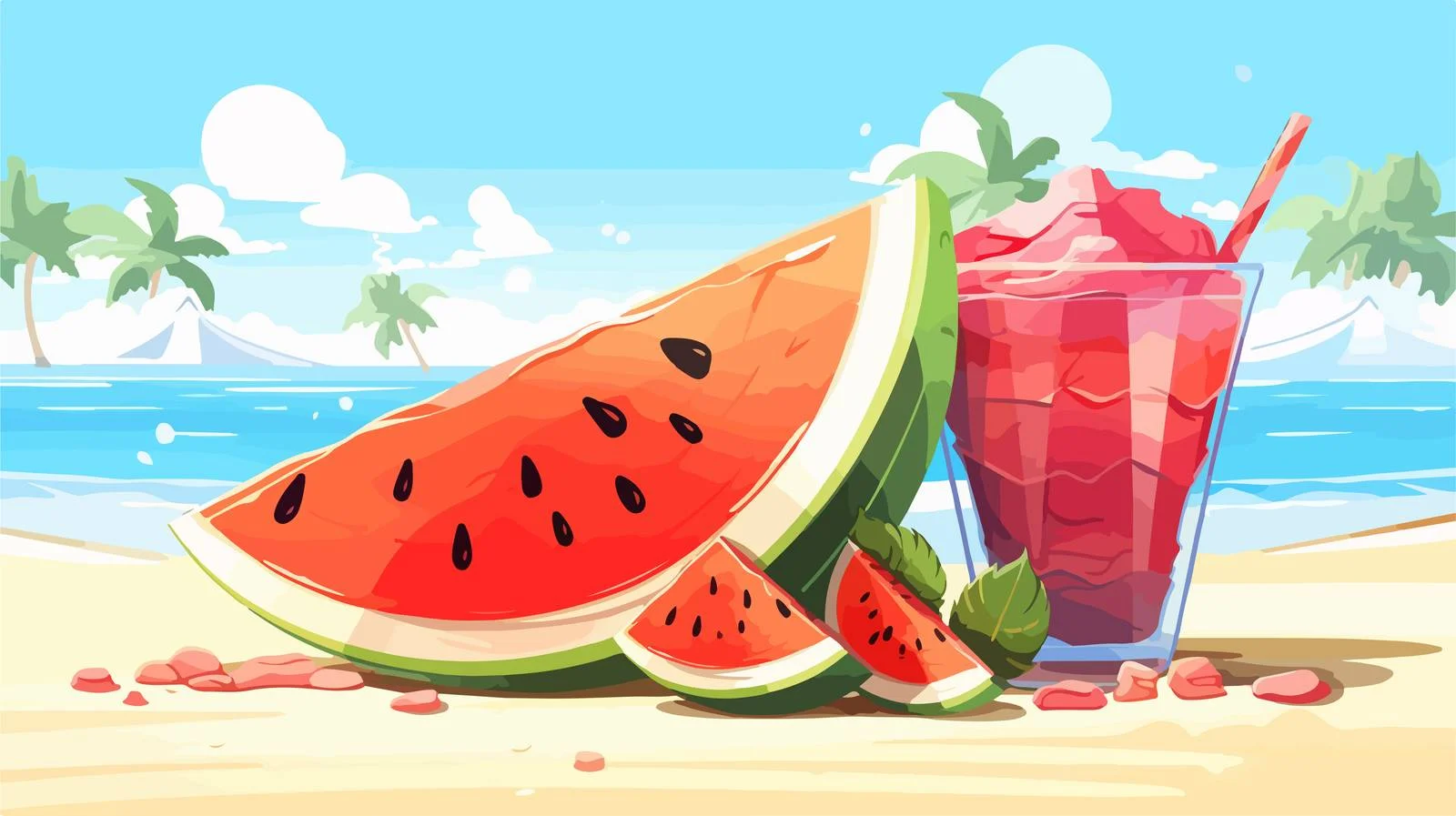 Summer Delight Vector Illustration — free download from Dotvec