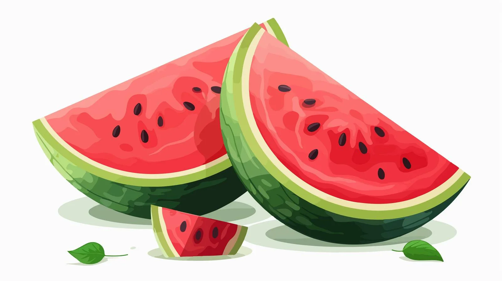 Refreshing Watermelon Juice Vector Illustration — free download from Dotvec