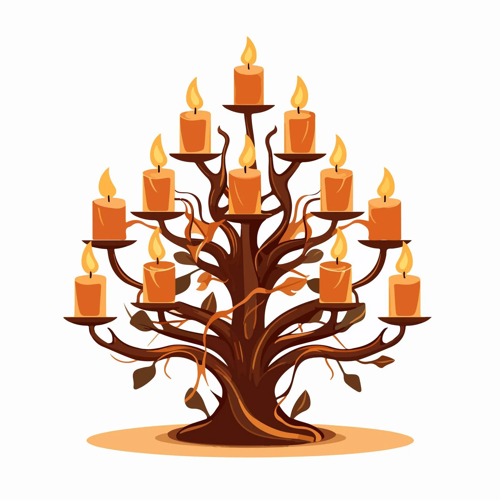 Elegant Wax Candlestick Candelabra Holder — free download from Dotvec